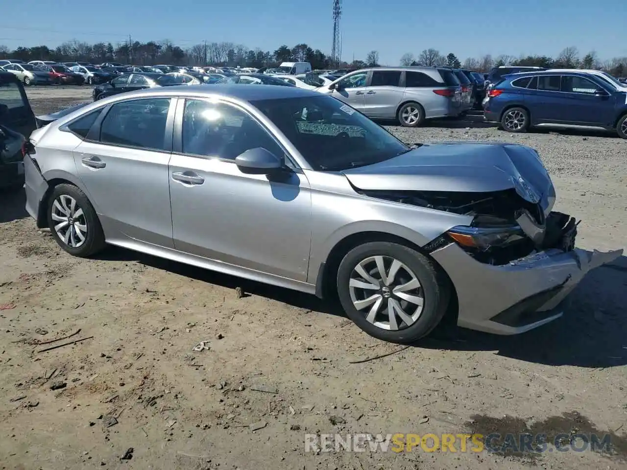 4 Photograph of a damaged car 2HGFE2F22NH545959 HONDA CIVIC 2022