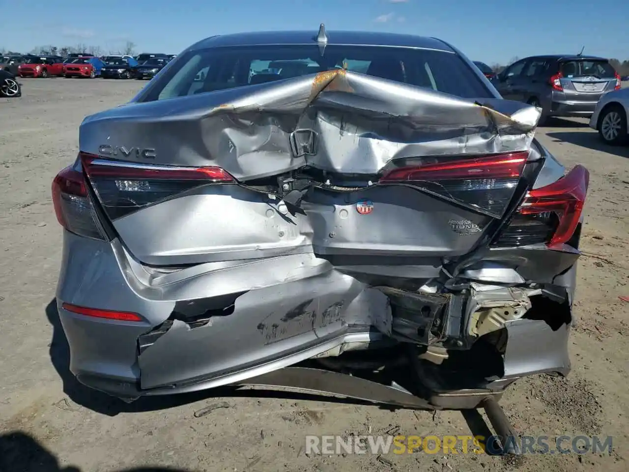 6 Photograph of a damaged car 2HGFE2F22NH545959 HONDA CIVIC 2022