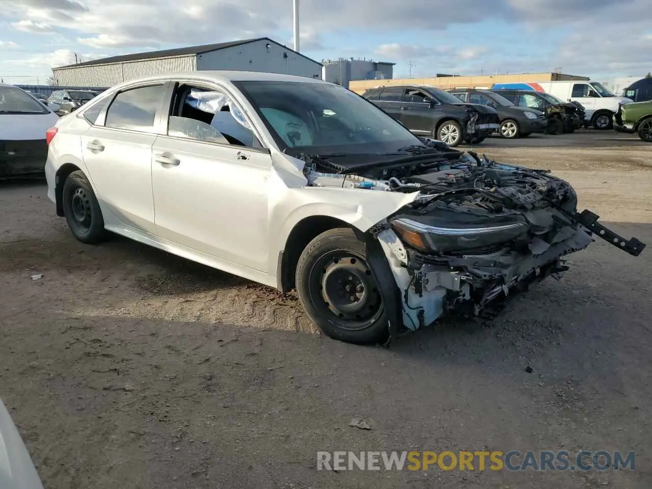 4 Photograph of a damaged car 2HGFE2F23NH115311 HONDA CIVIC 2022