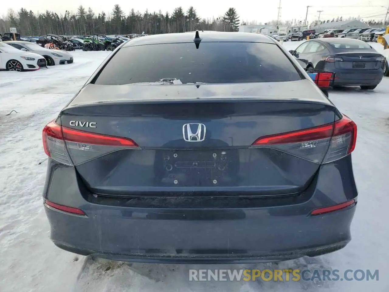 6 Photograph of a damaged car 2HGFE2F23NH128432 HONDA CIVIC 2022