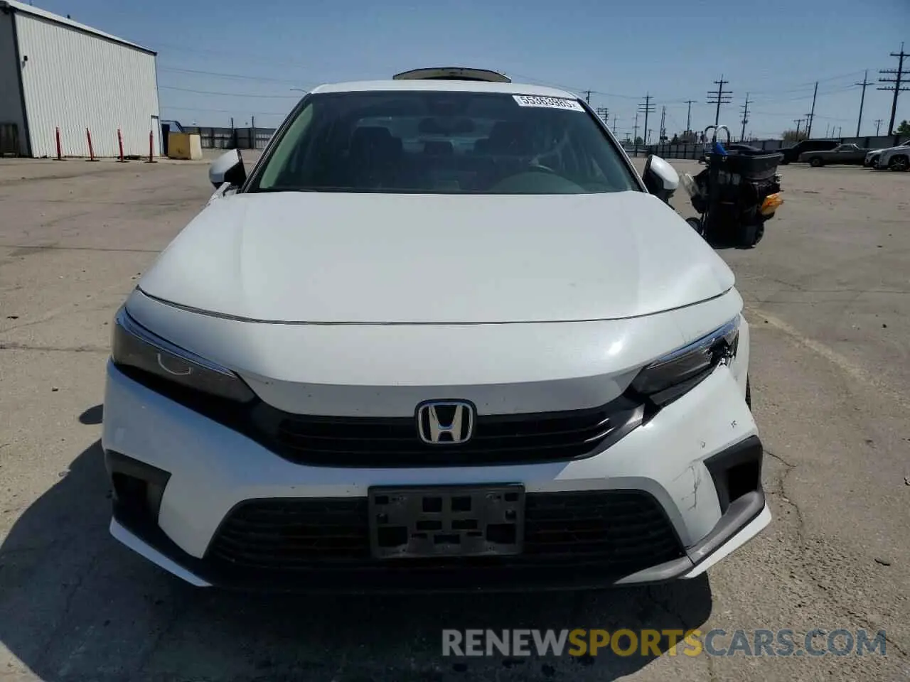 5 Photograph of a damaged car 2HGFE2F23NH505356 HONDA CIVIC 2022