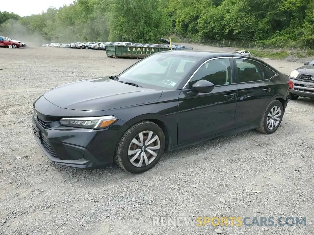 1 Photograph of a damaged car 2HGFE2F23NH507964 HONDA CIVIC 2022