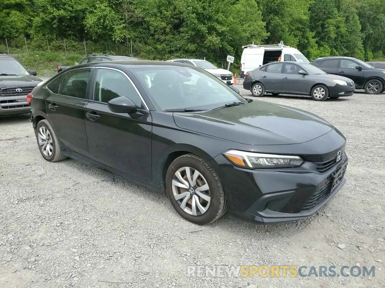 4 Photograph of a damaged car 2HGFE2F23NH507964 HONDA CIVIC 2022