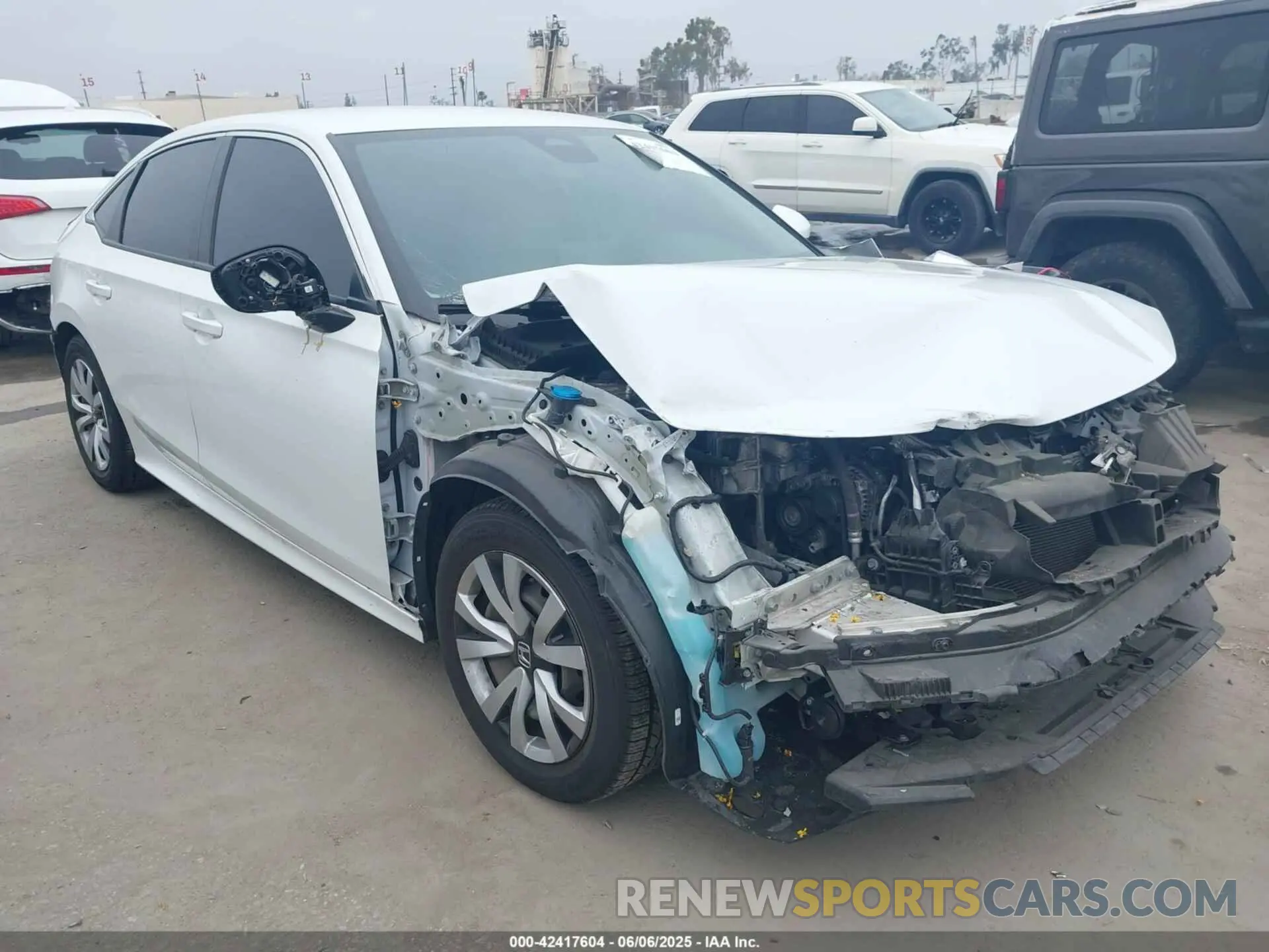 1 Photograph of a damaged car 2HGFE2F23NH522576 HONDA CIVIC 2022