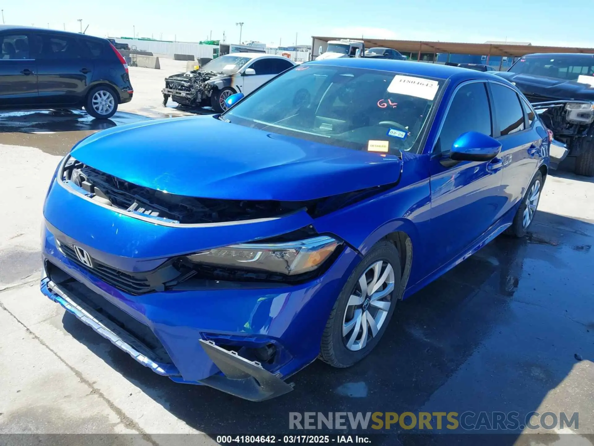 2 Photograph of a damaged car 2HGFE2F24NH510498 HONDA CIVIC 2022