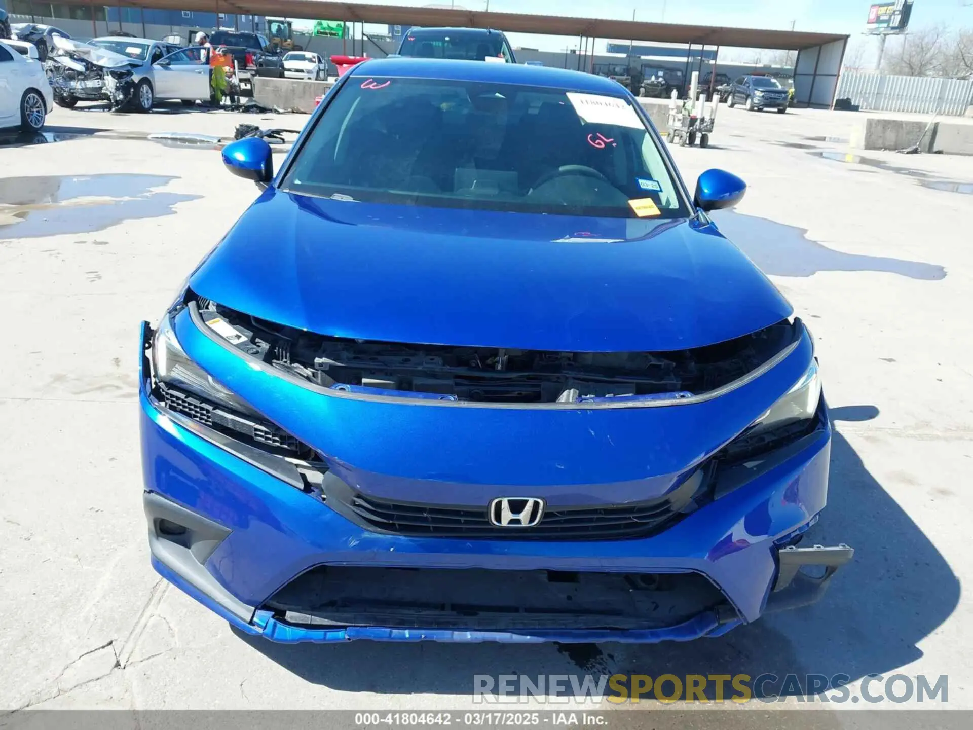 6 Photograph of a damaged car 2HGFE2F24NH510498 HONDA CIVIC 2022
