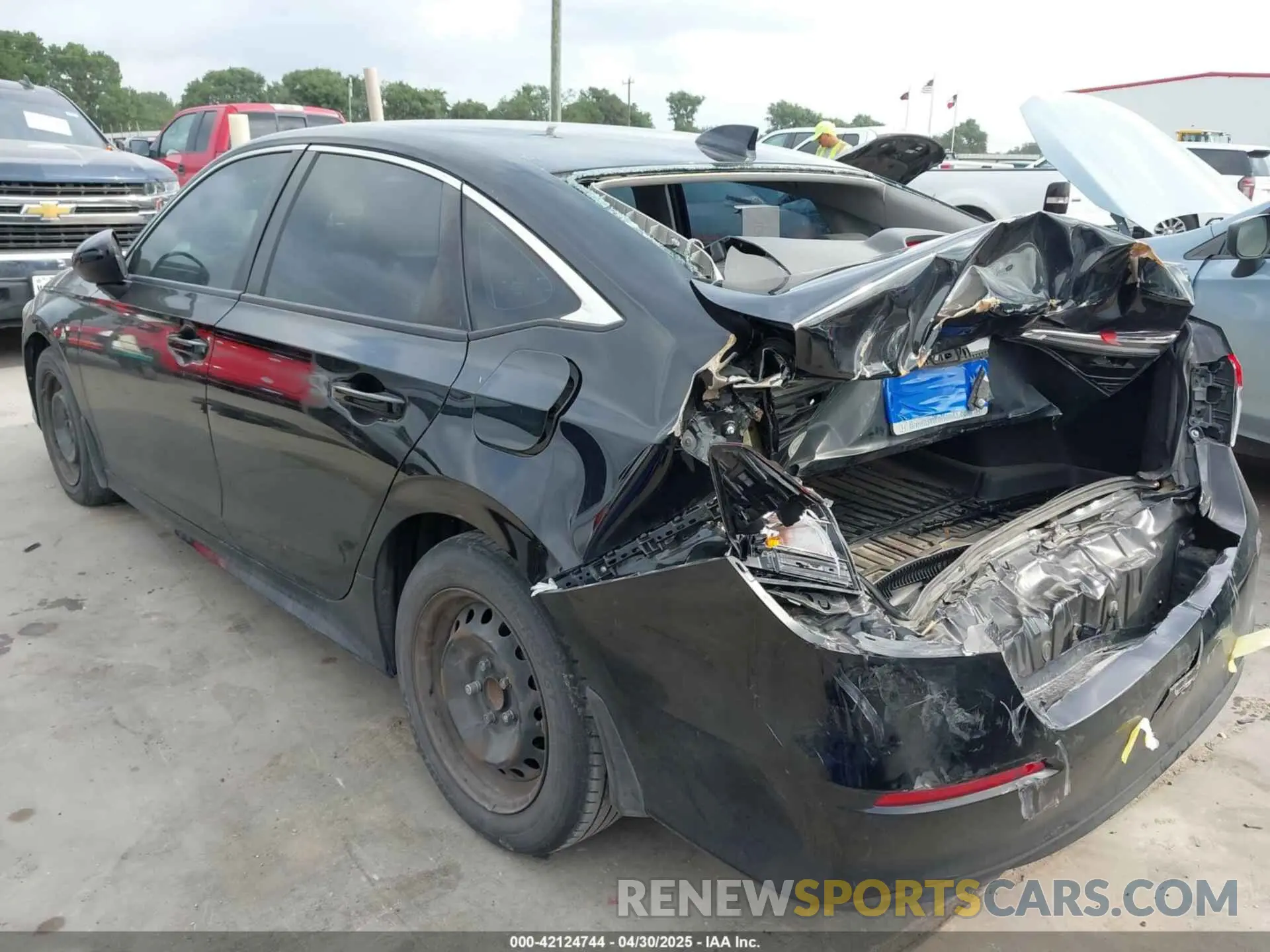 3 Photograph of a damaged car 2HGFE2F24NH523607 HONDA CIVIC 2022