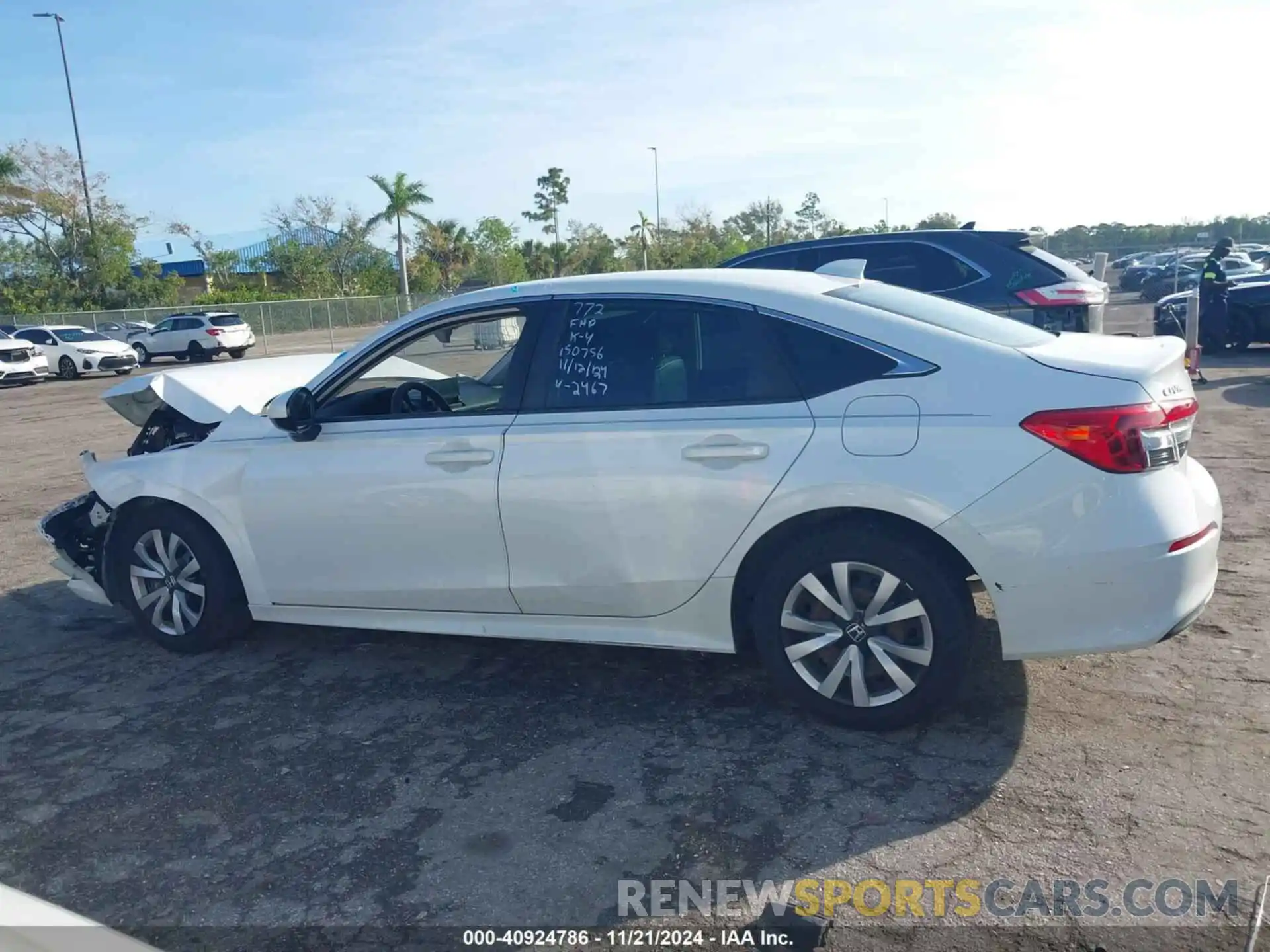 14 Photograph of a damaged car 2HGFE2F24NH532467 HONDA CIVIC 2022