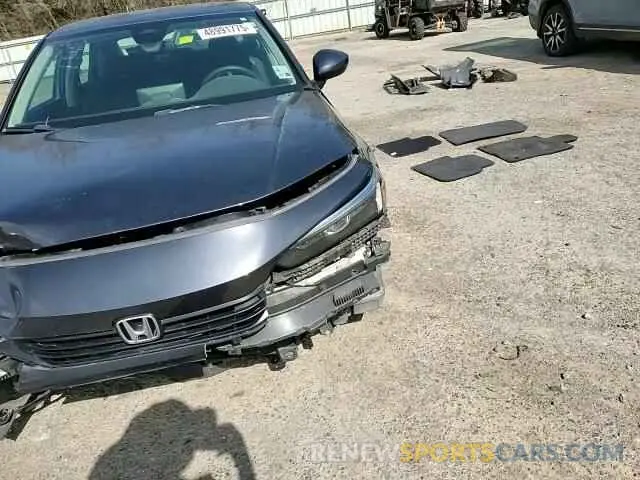 10 Photograph of a damaged car 2HGFE2F25NH517816 HONDA CIVIC 2022