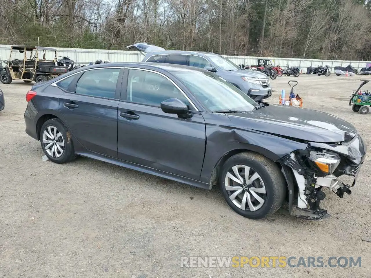 4 Photograph of a damaged car 2HGFE2F25NH517816 HONDA CIVIC 2022