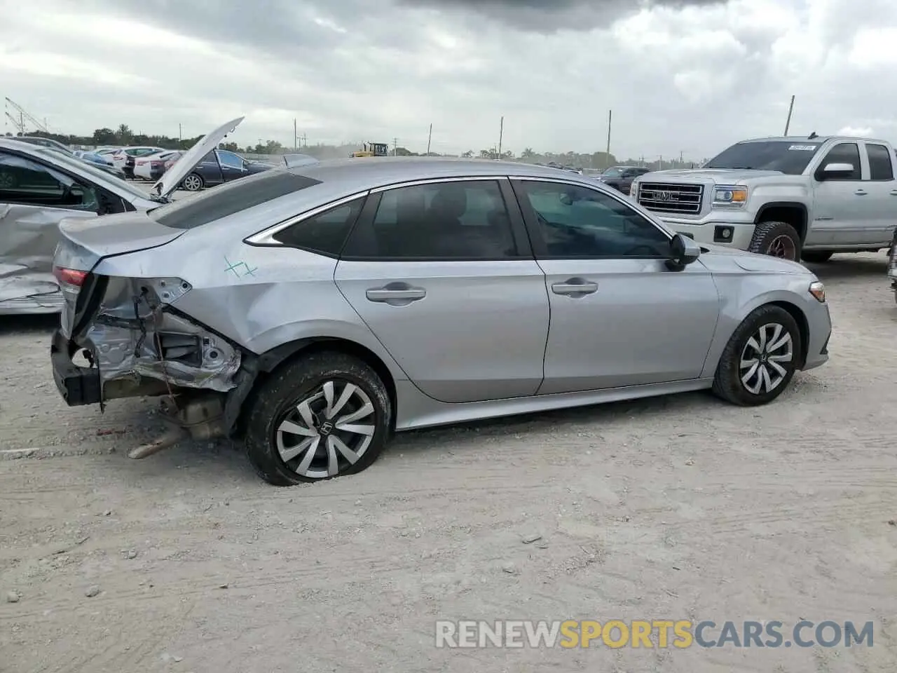 3 Photograph of a damaged car 2HGFE2F25NH523308 HONDA CIVIC 2022