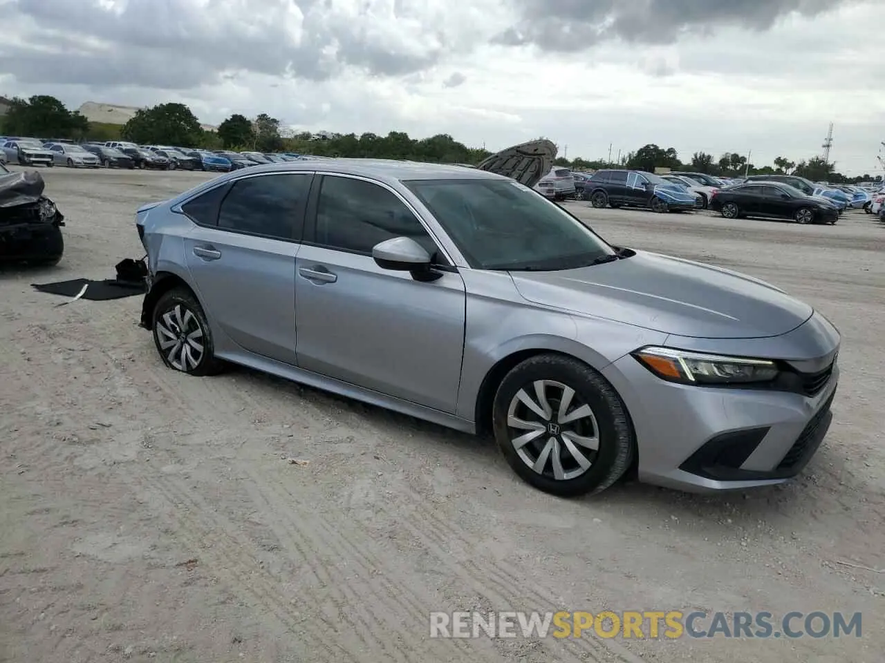 4 Photograph of a damaged car 2HGFE2F25NH523308 HONDA CIVIC 2022