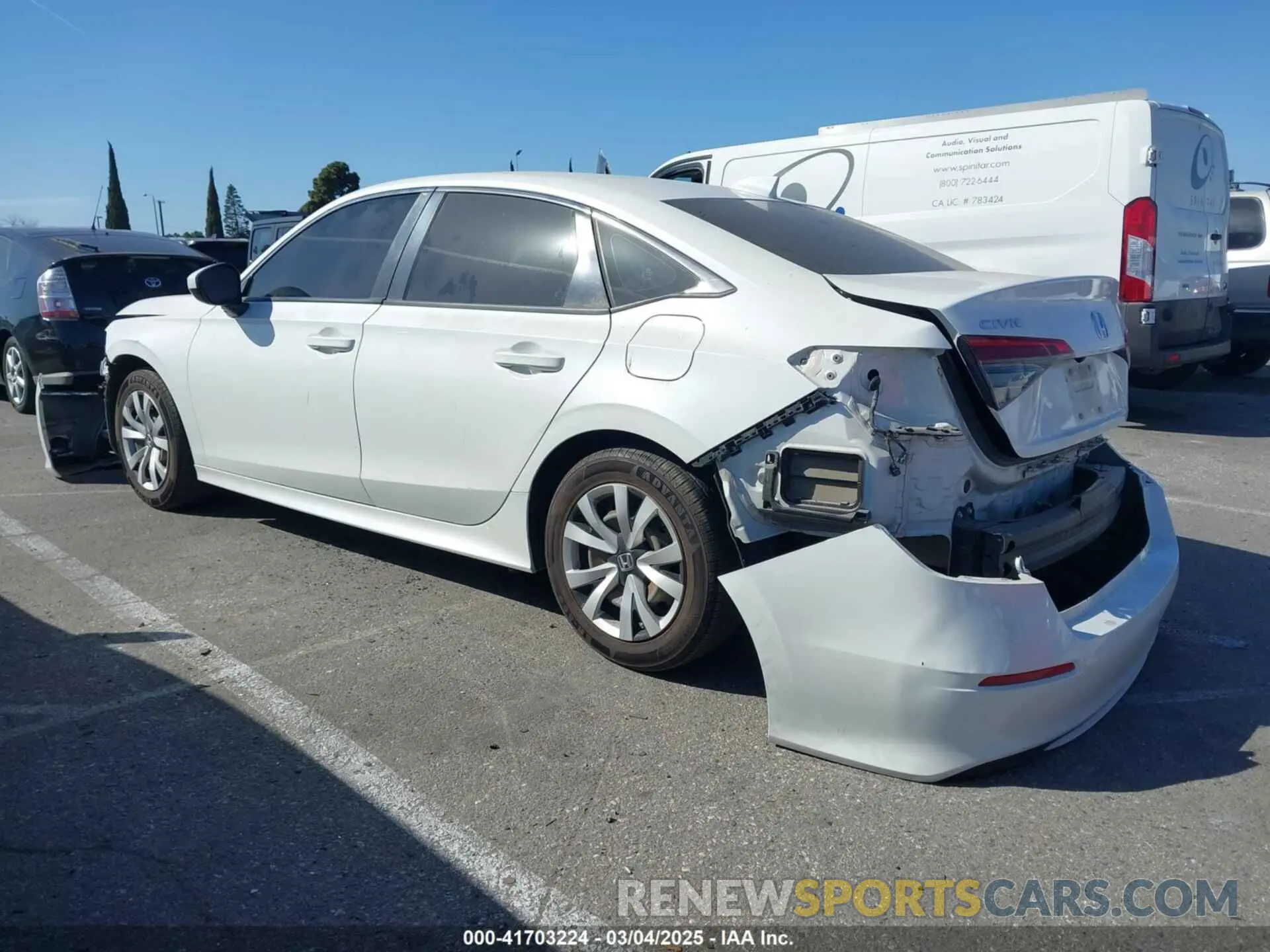 3 Photograph of a damaged car 2HGFE2F25NH526516 HONDA CIVIC 2022
