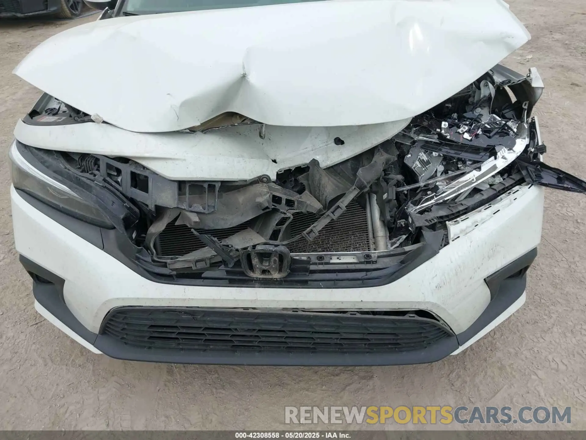 6 Photograph of a damaged car 2HGFE2F25NH527357 HONDA CIVIC 2022