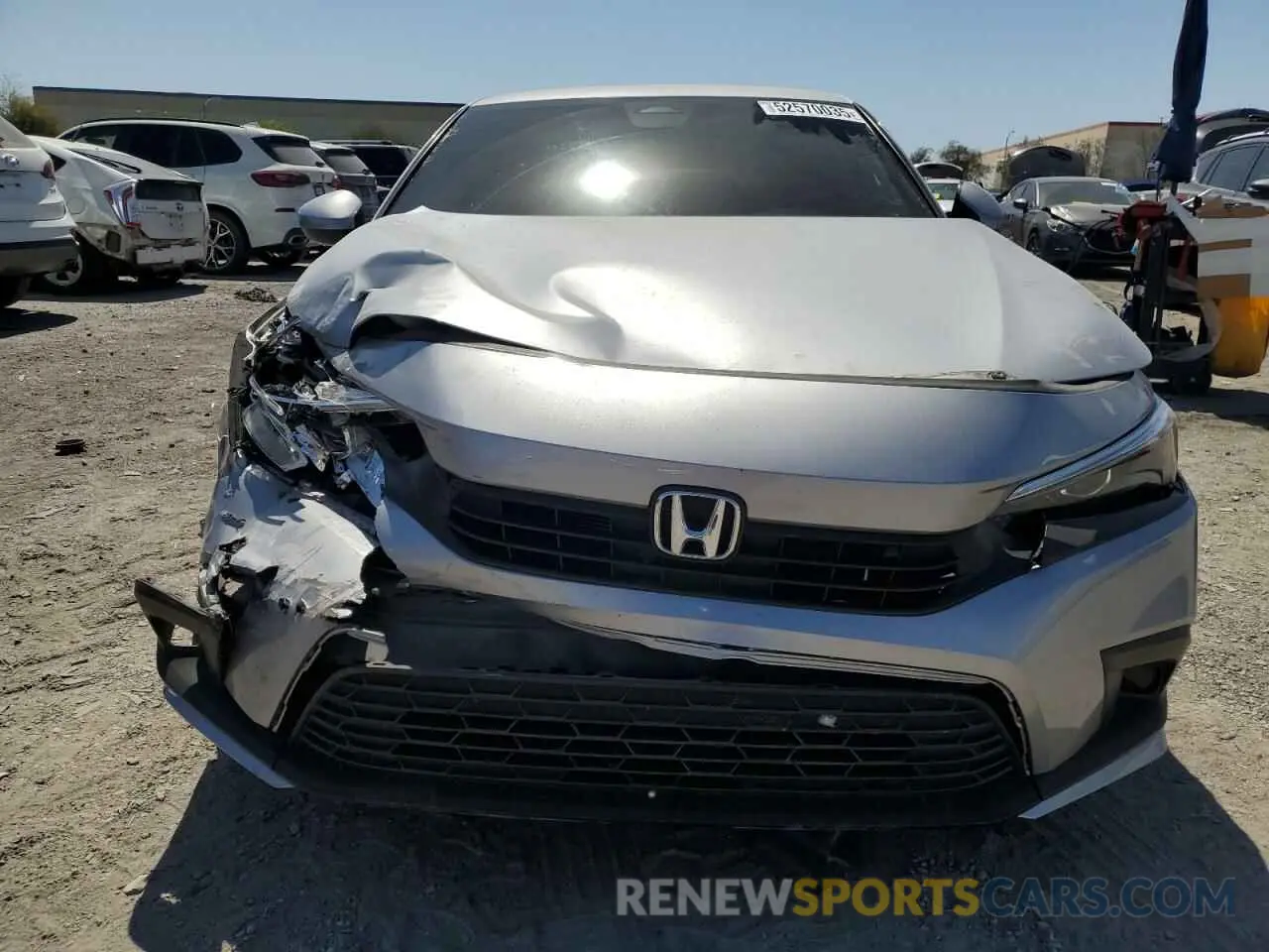 5 Photograph of a damaged car 2HGFE2F25NH532154 HONDA CIVIC 2022
