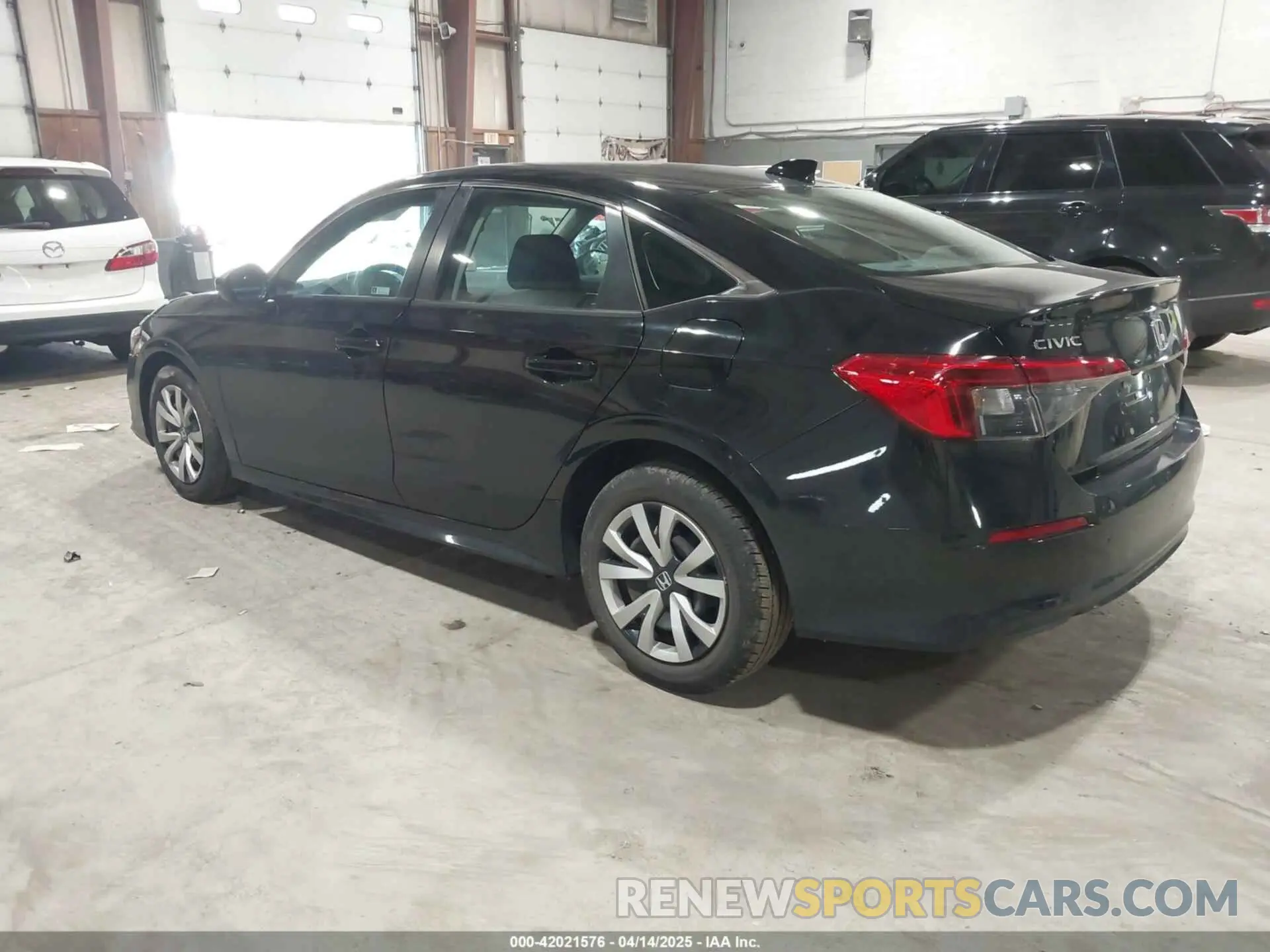 3 Photograph of a damaged car 2HGFE2F25NH553828 HONDA CIVIC 2022