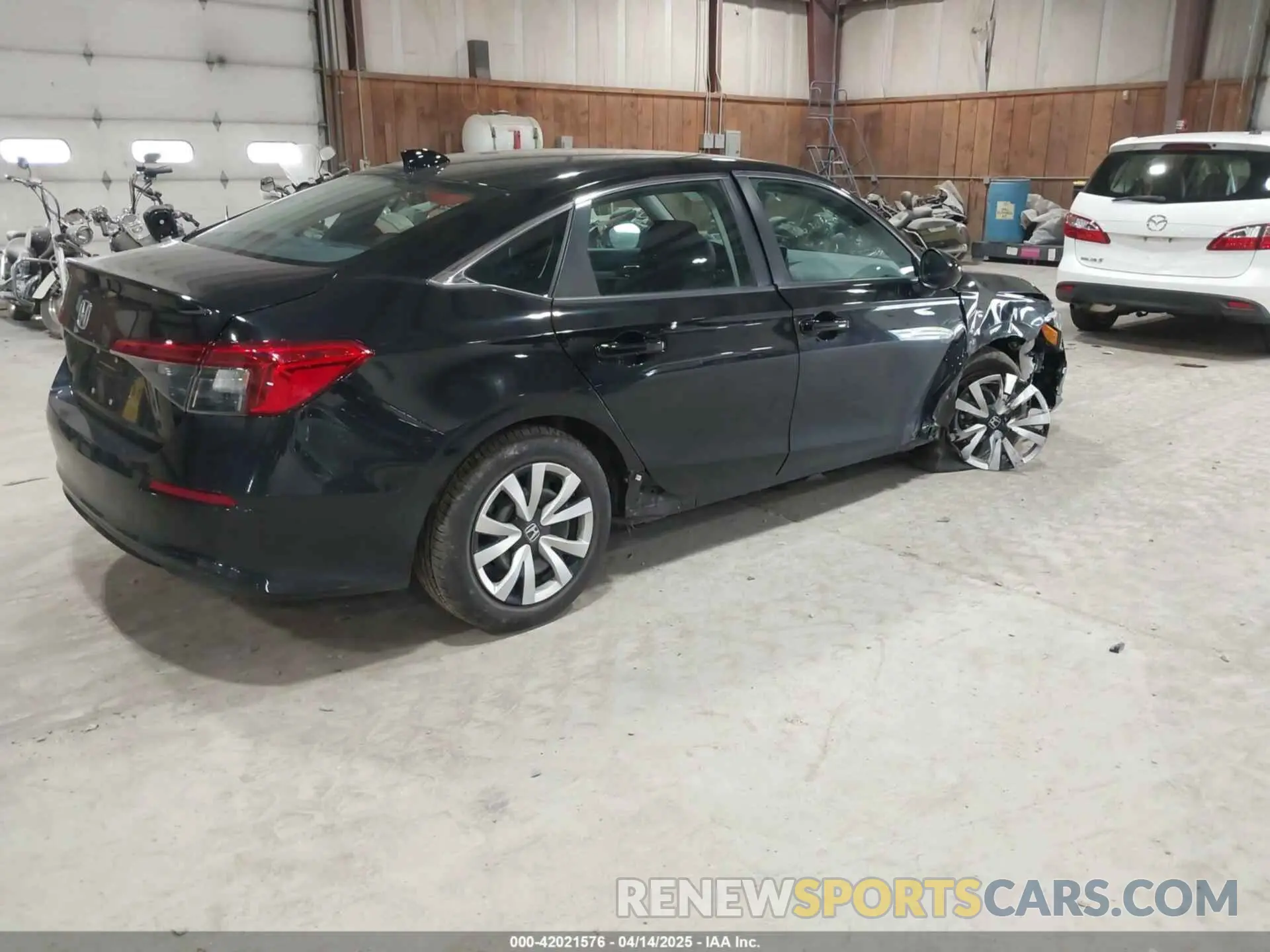 4 Photograph of a damaged car 2HGFE2F25NH553828 HONDA CIVIC 2022