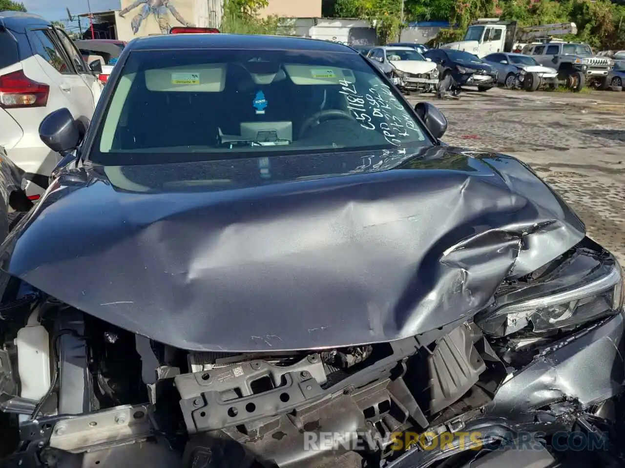 5 Photograph of a damaged car 2HGFE2F25NH595450 HONDA CIVIC 2022