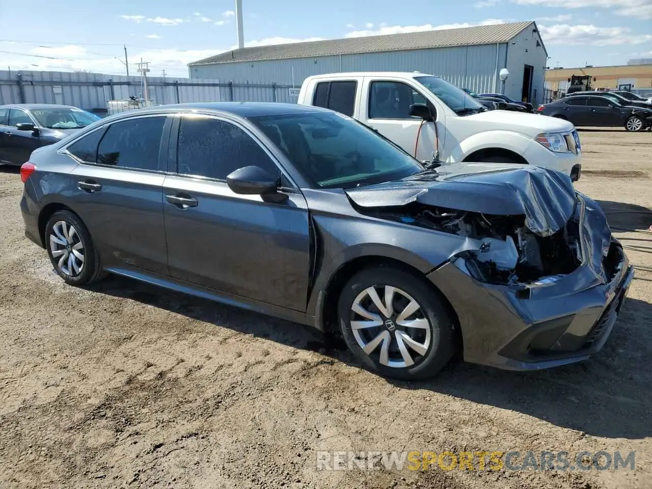 4 Photograph of a damaged car 2HGFE2F26NH131275 HONDA CIVIC 2022