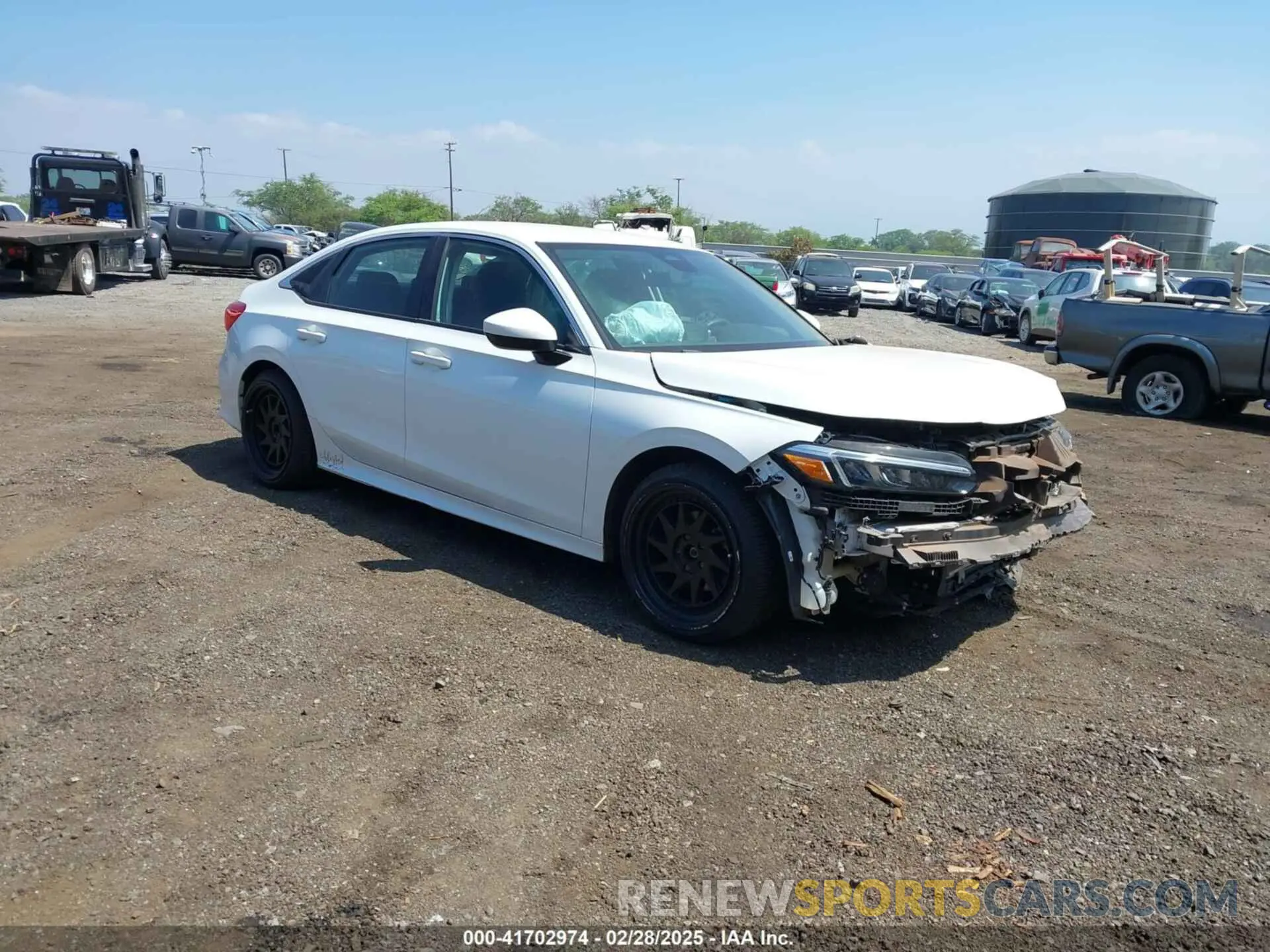 1 Photograph of a damaged car 2HGFE2F26NH511460 HONDA CIVIC 2022