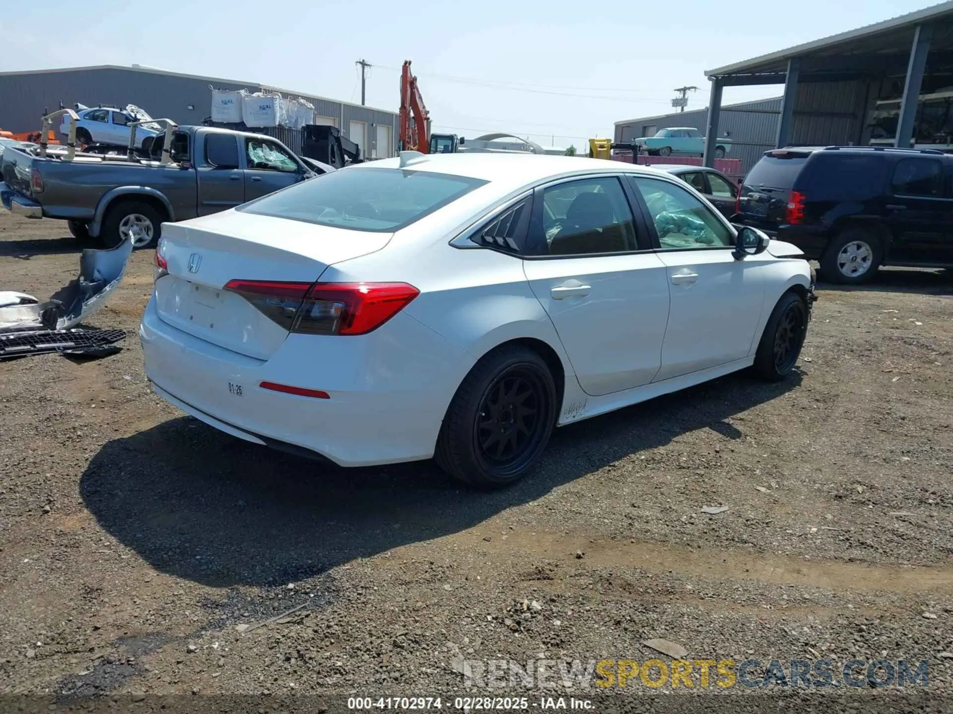 4 Photograph of a damaged car 2HGFE2F26NH511460 HONDA CIVIC 2022