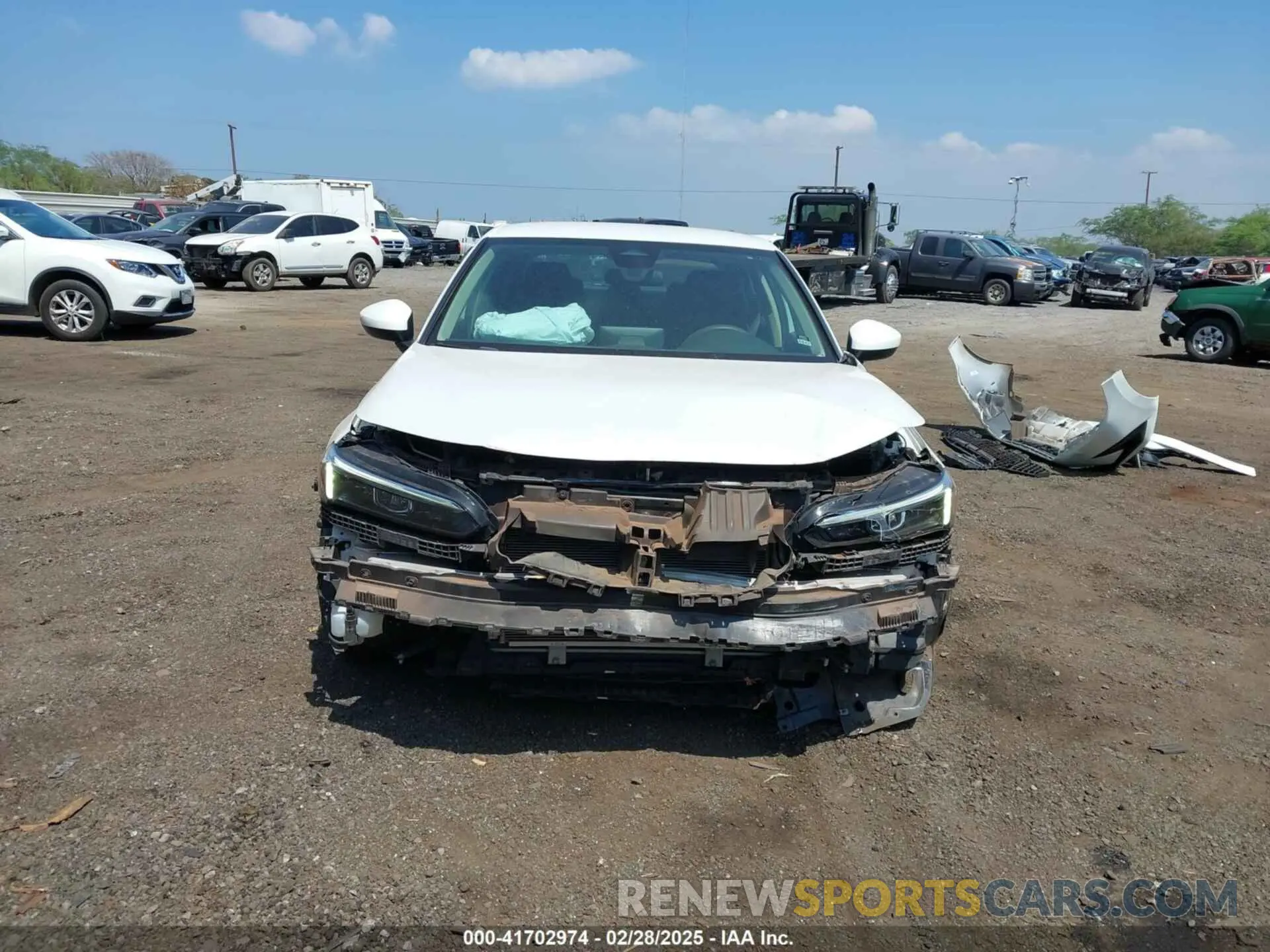 6 Photograph of a damaged car 2HGFE2F26NH511460 HONDA CIVIC 2022