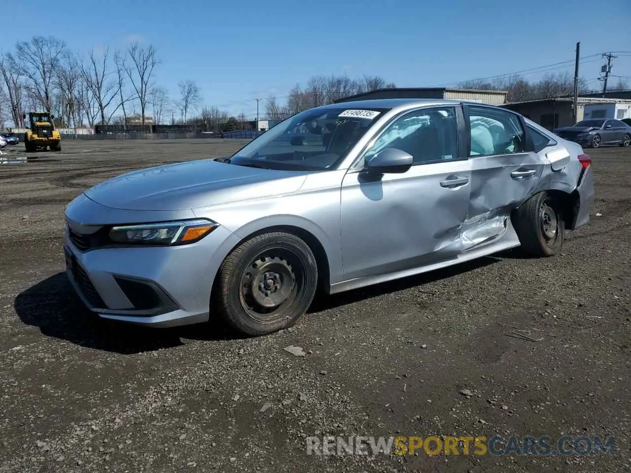1 Photograph of a damaged car 2HGFE2F26NH529960 HONDA CIVIC 2022