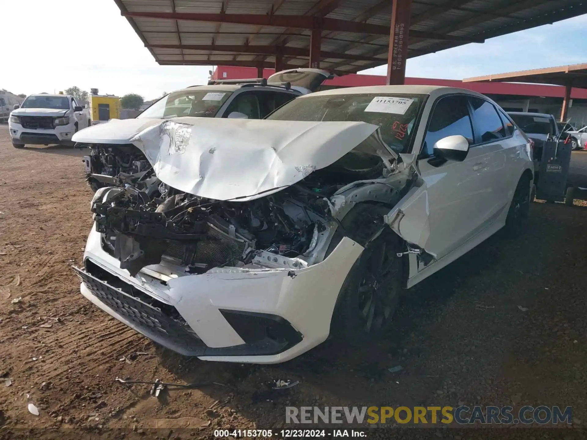 2 Photograph of a damaged car 2HGFE2F26NH546709 HONDA CIVIC 2022