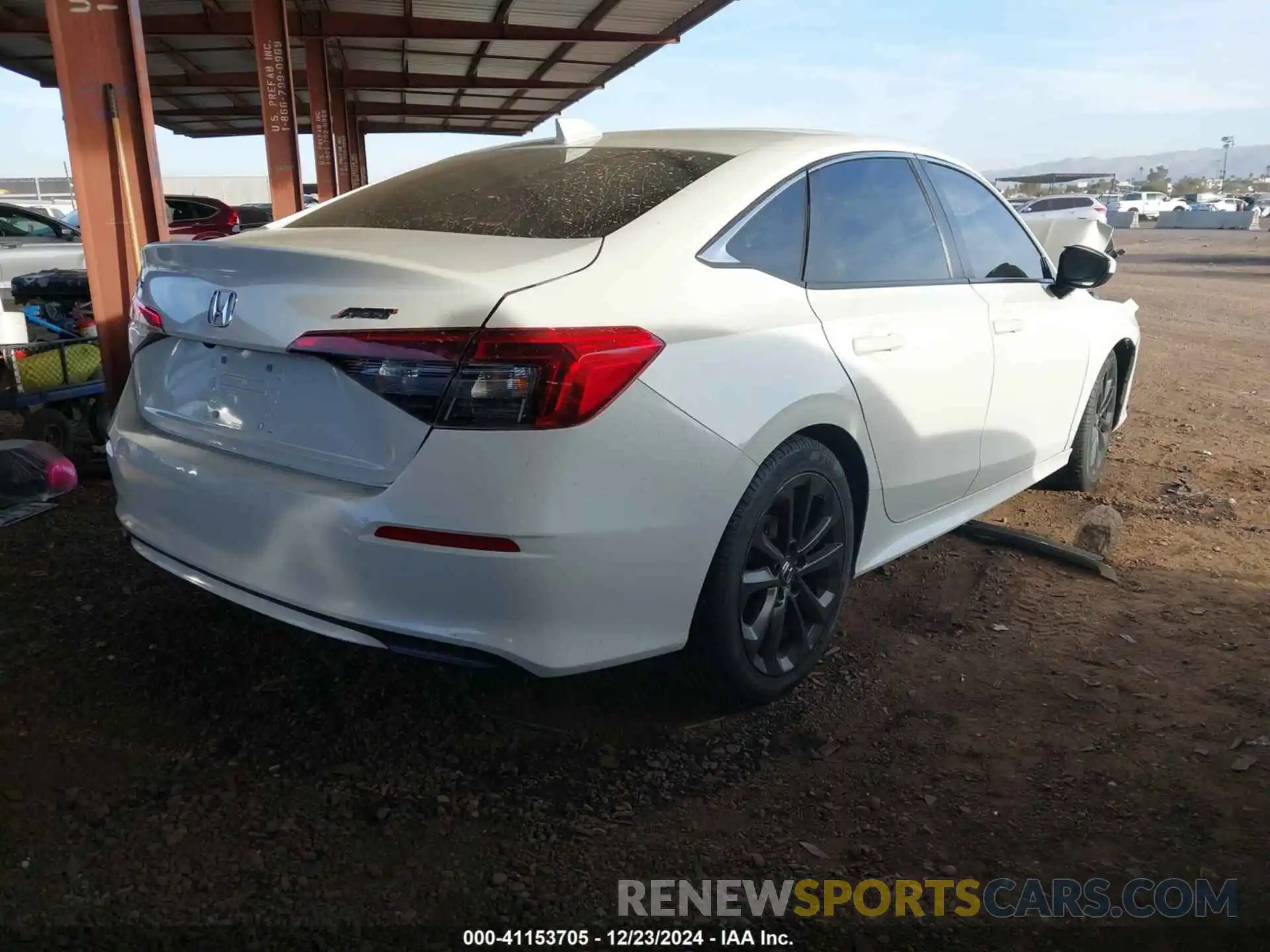 4 Photograph of a damaged car 2HGFE2F26NH546709 HONDA CIVIC 2022