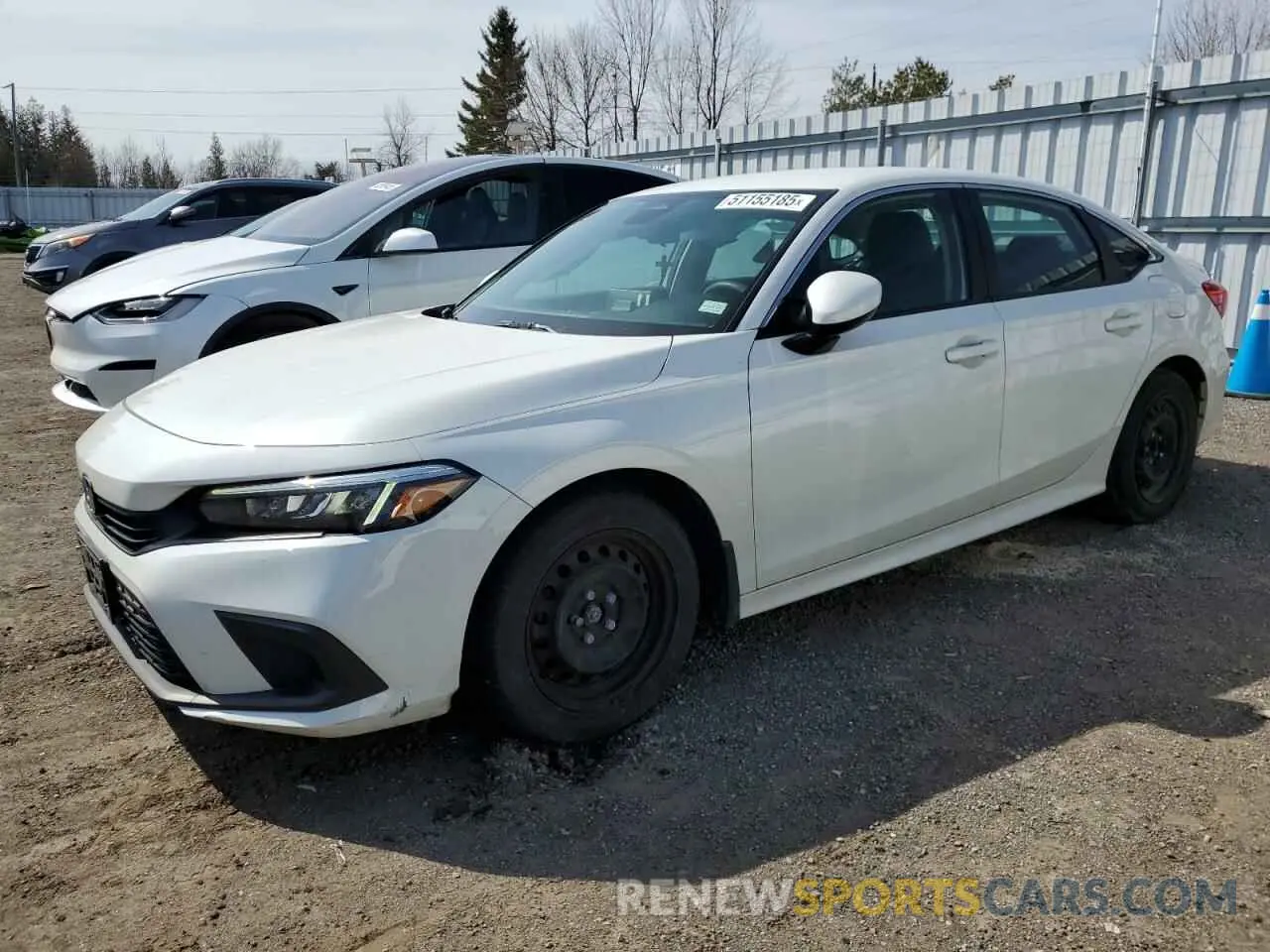1 Photograph of a damaged car 2HGFE2F27NH115389 HONDA CIVIC 2022