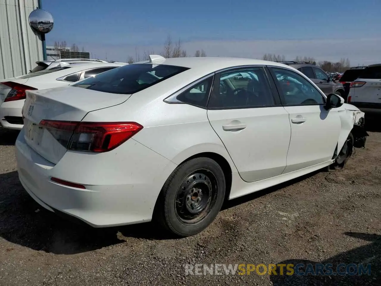 3 Photograph of a damaged car 2HGFE2F27NH115389 HONDA CIVIC 2022