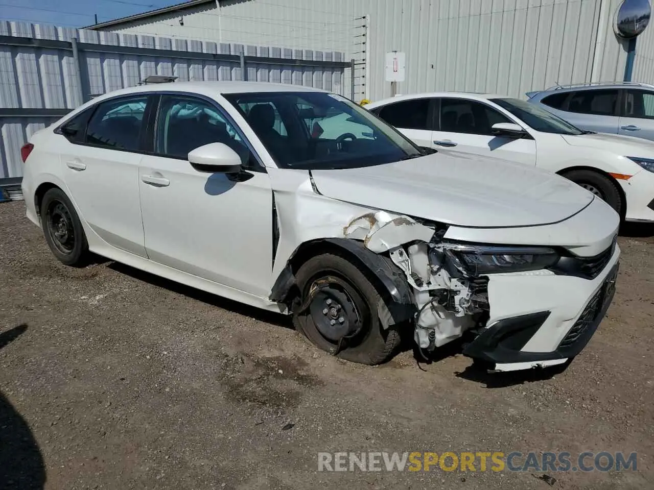 4 Photograph of a damaged car 2HGFE2F27NH115389 HONDA CIVIC 2022