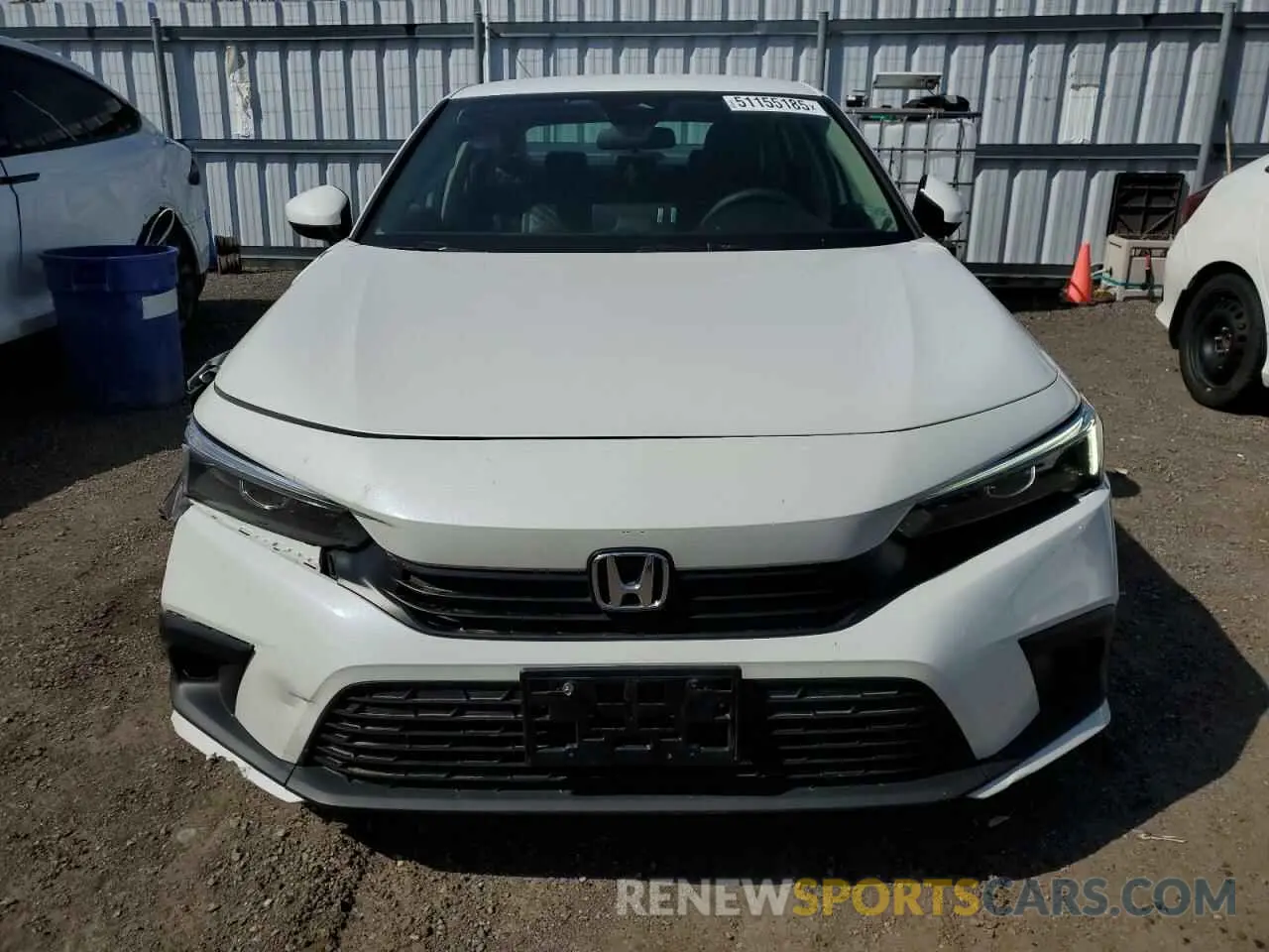 5 Photograph of a damaged car 2HGFE2F27NH115389 HONDA CIVIC 2022
