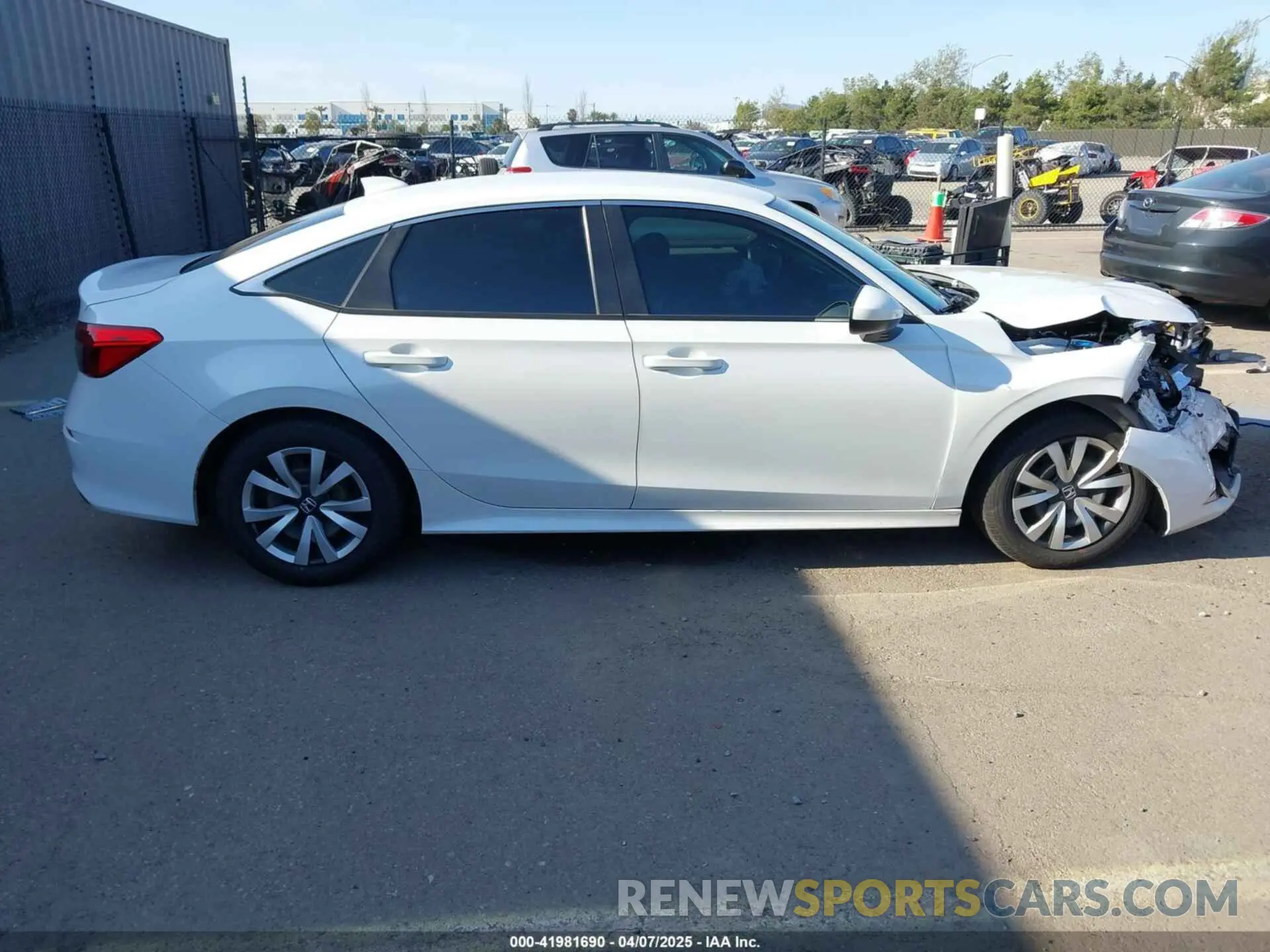 14 Photograph of a damaged car 2HGFE2F27NH510124 HONDA CIVIC 2022