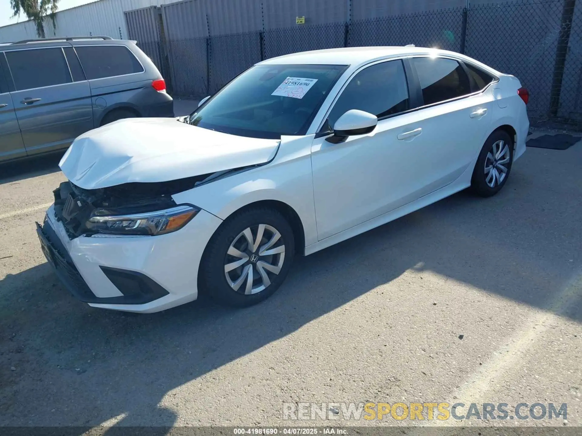 2 Photograph of a damaged car 2HGFE2F27NH510124 HONDA CIVIC 2022