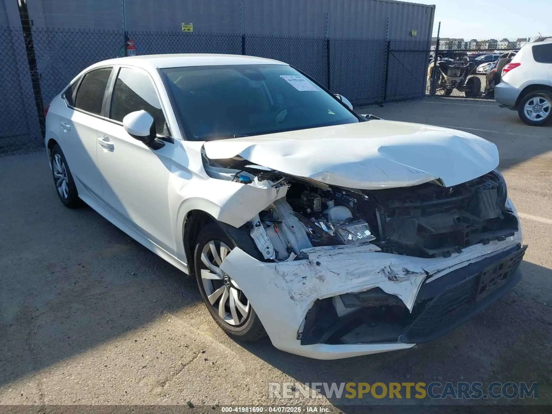 6 Photograph of a damaged car 2HGFE2F27NH510124 HONDA CIVIC 2022