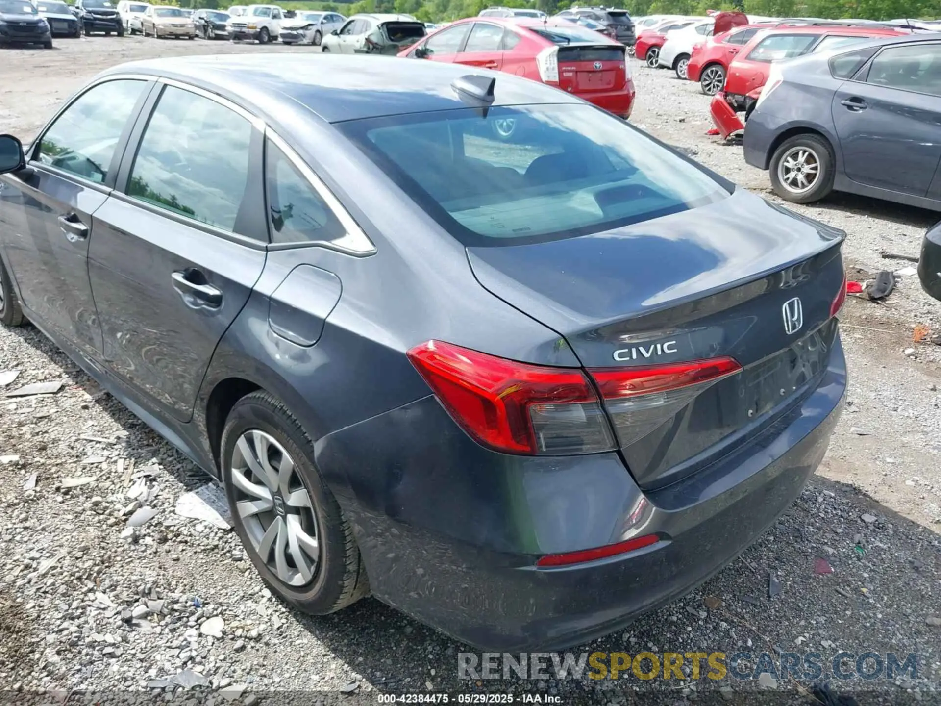 3 Photograph of a damaged car 2HGFE2F27NH522953 HONDA CIVIC 2022