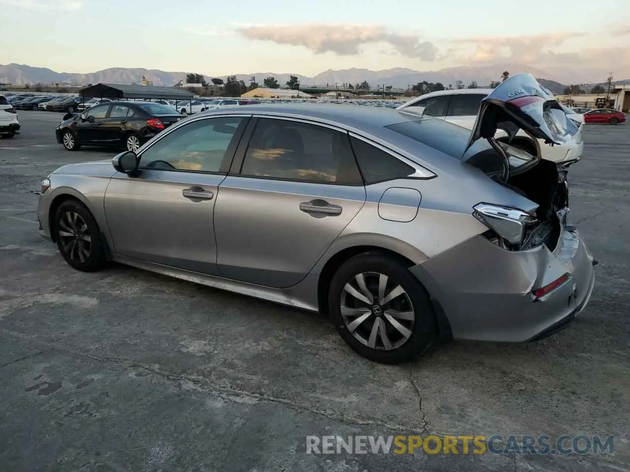 2 Photograph of a damaged car 2HGFE2F27NH527148 HONDA CIVIC 2022