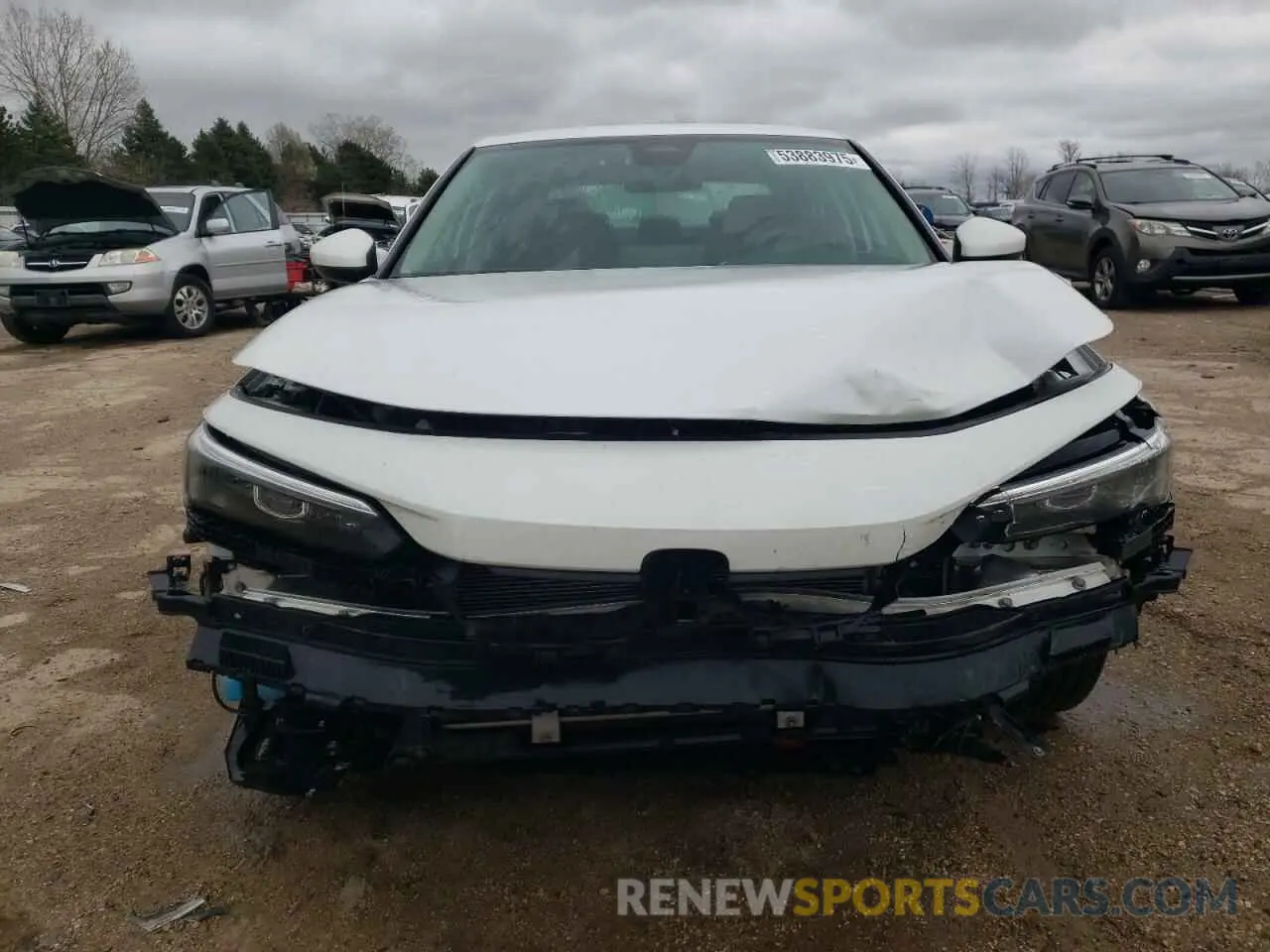 5 Photograph of a damaged car 2HGFE2F27NH532575 HONDA CIVIC 2022
