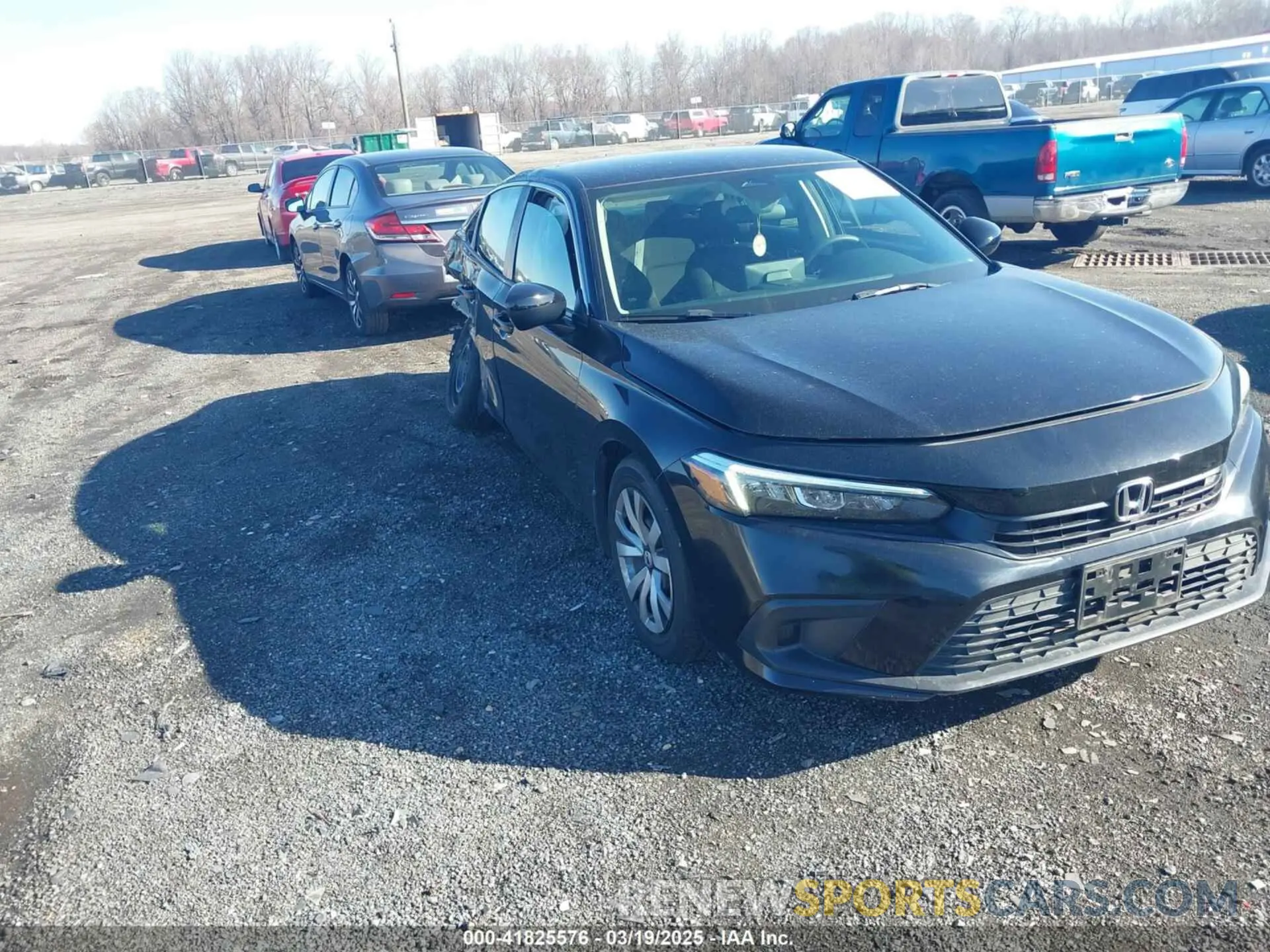 1 Photograph of a damaged car 2HGFE2F27NH564054 HONDA CIVIC 2022