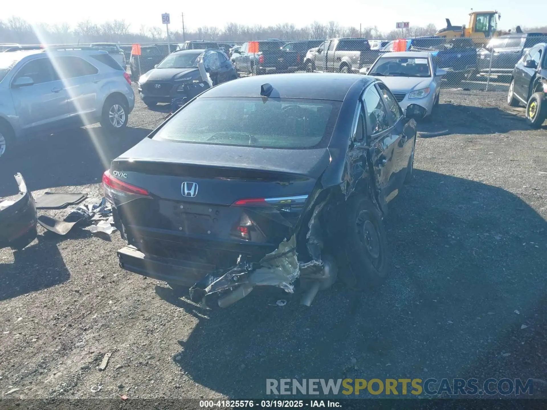 4 Photograph of a damaged car 2HGFE2F27NH564054 HONDA CIVIC 2022