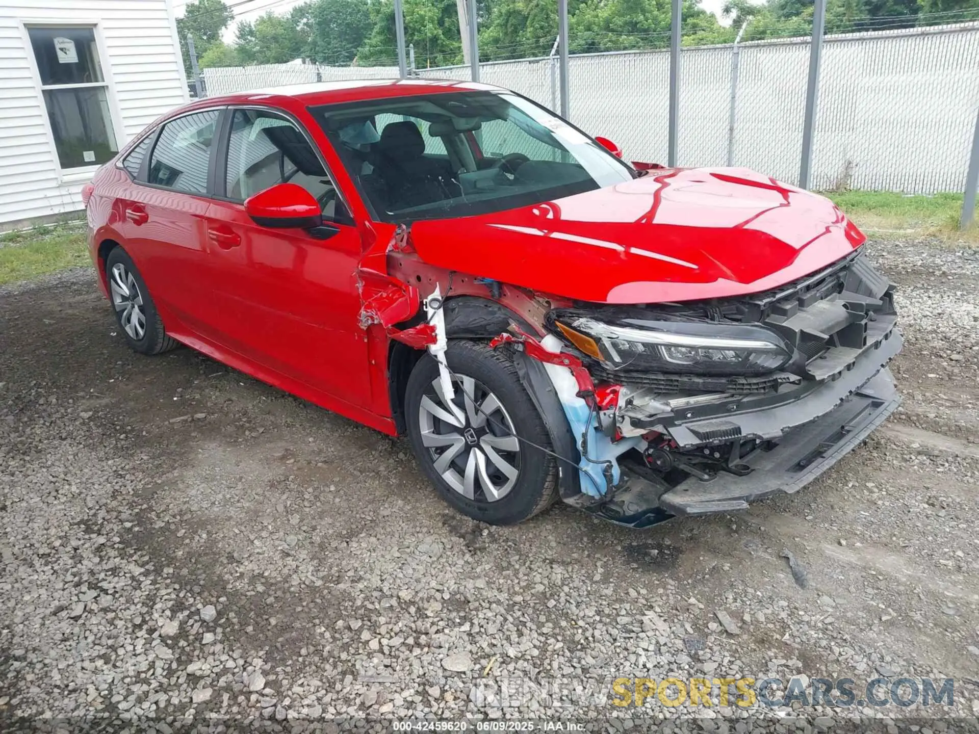 1 Photograph of a damaged car 2HGFE2F27NH577192 HONDA CIVIC 2022
