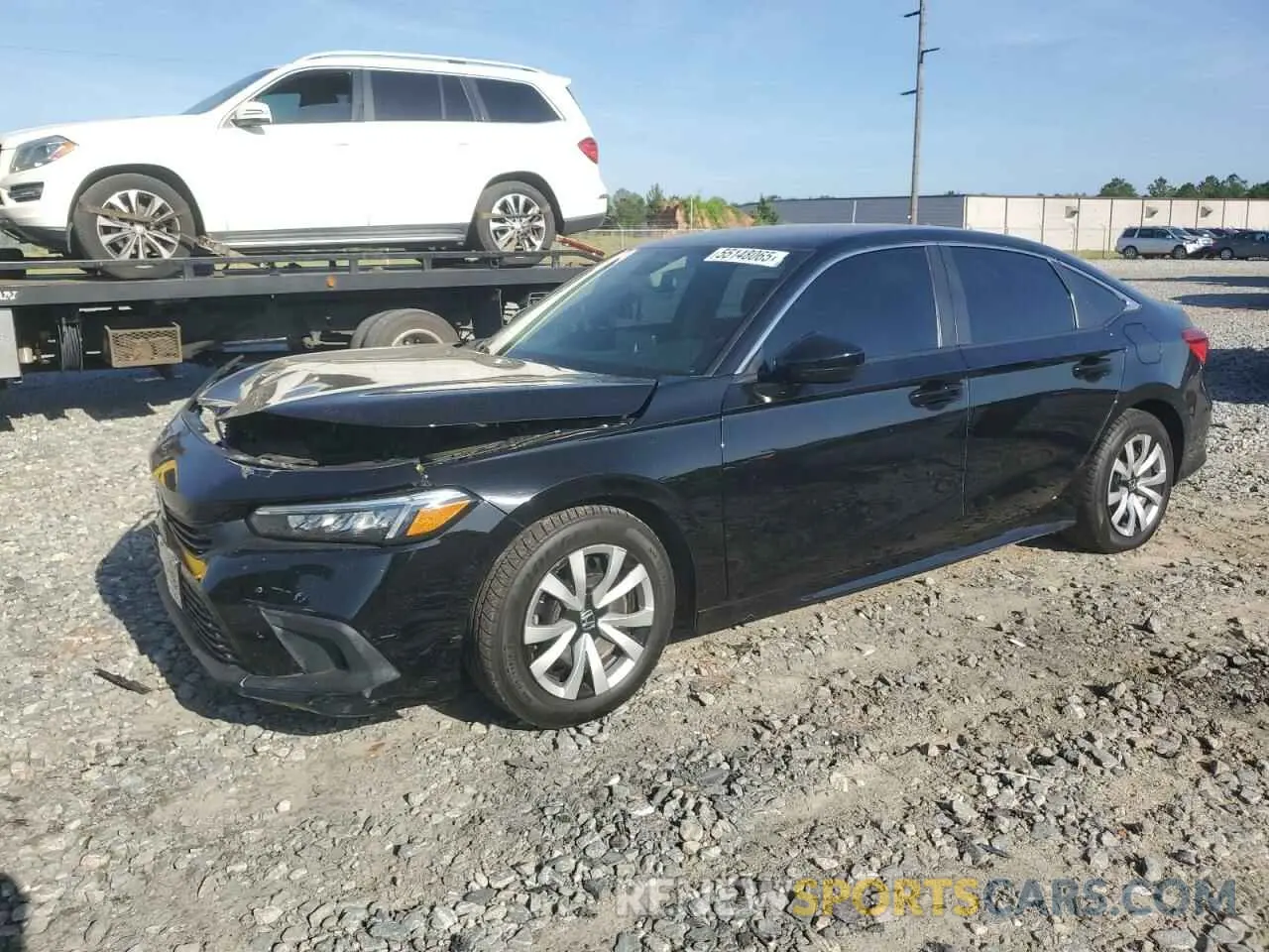 1 Photograph of a damaged car 2HGFE2F28NH505692 HONDA CIVIC 2022