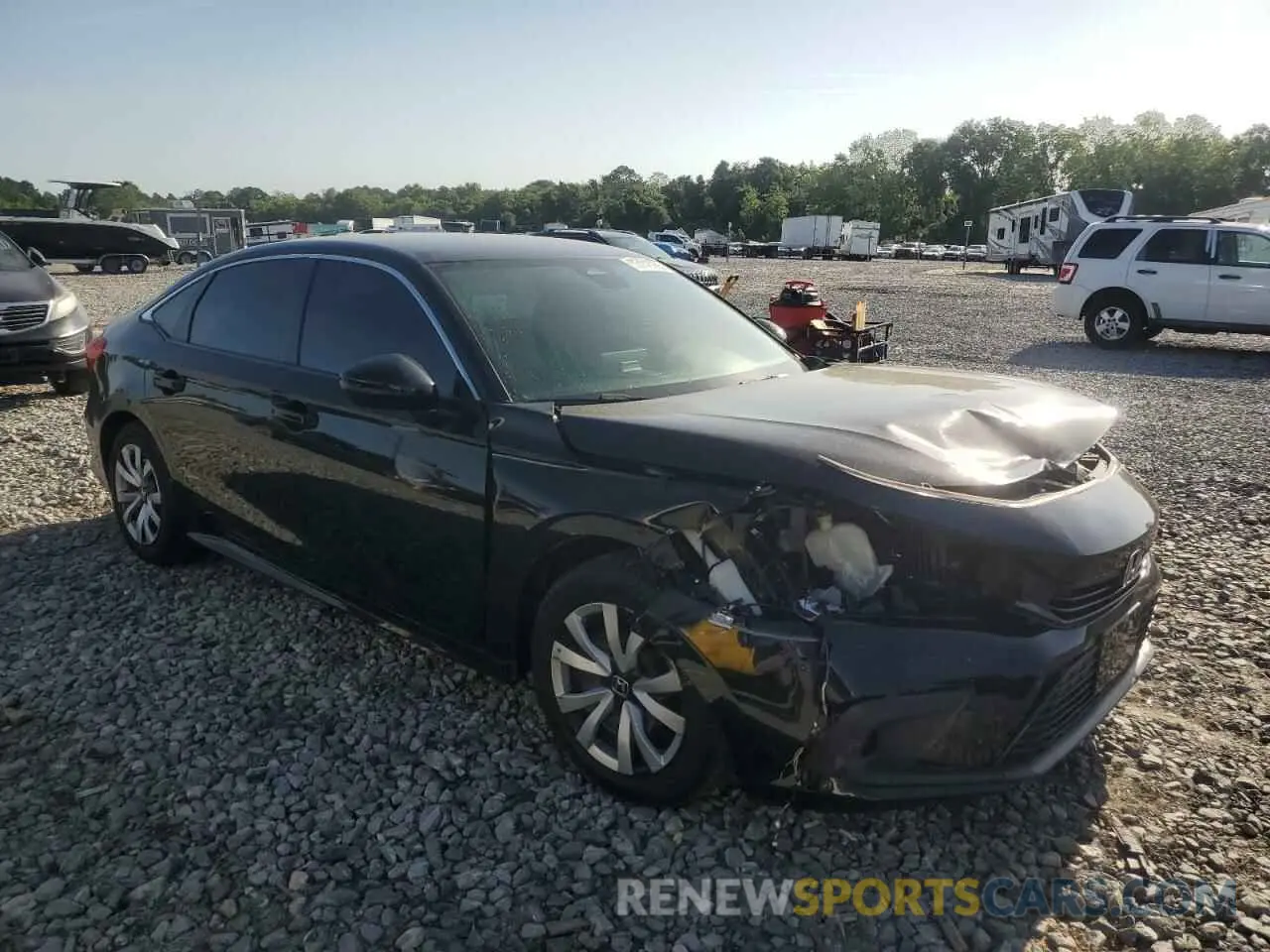 4 Photograph of a damaged car 2HGFE2F28NH505692 HONDA CIVIC 2022