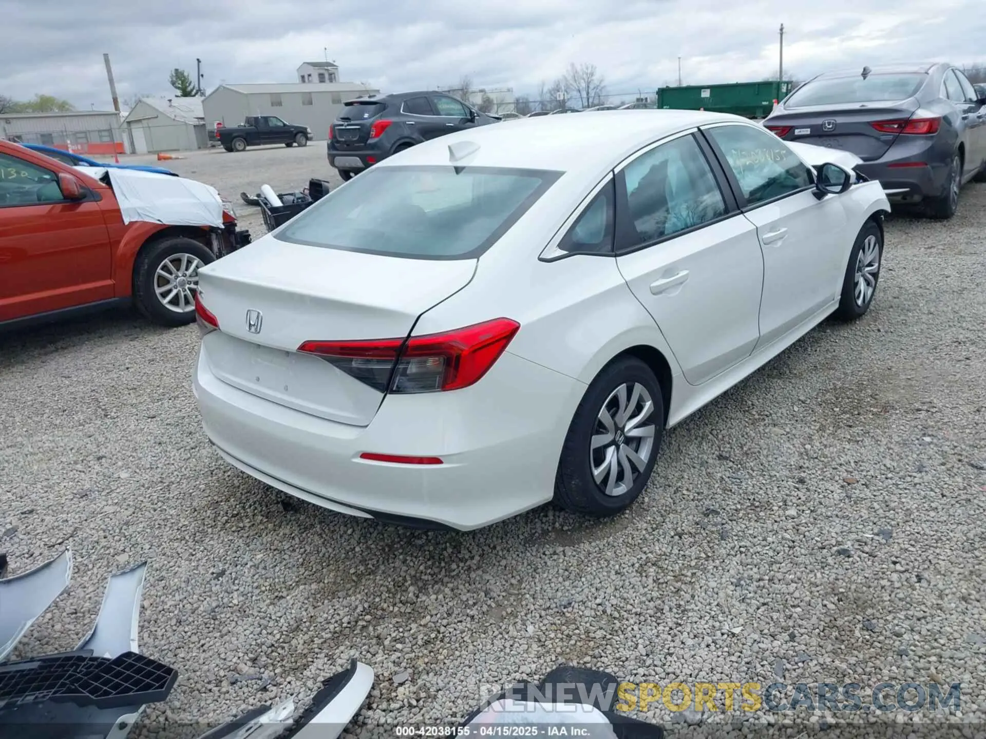 4 Photograph of a damaged car 2HGFE2F28NH509970 HONDA CIVIC 2022