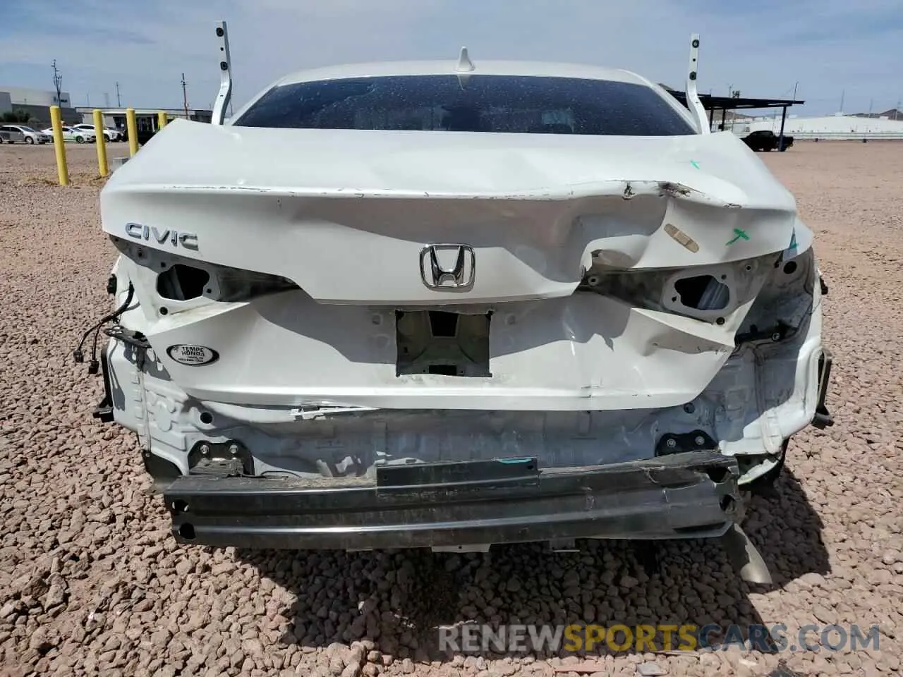 6 Photograph of a damaged car 2HGFE2F28NH511492 HONDA CIVIC 2022