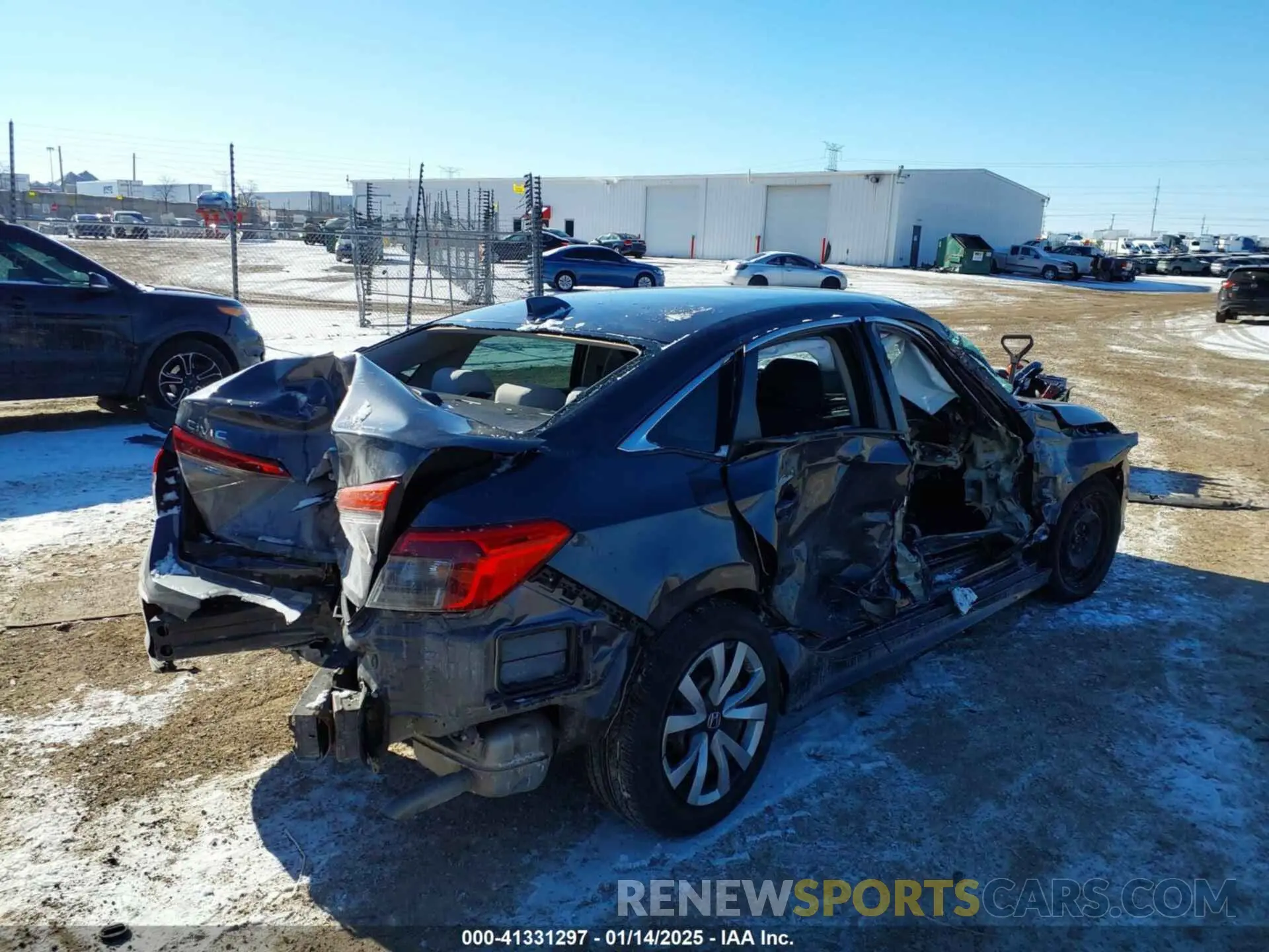 4 Photograph of a damaged car 2HGFE2F28NH516675 HONDA CIVIC 2022