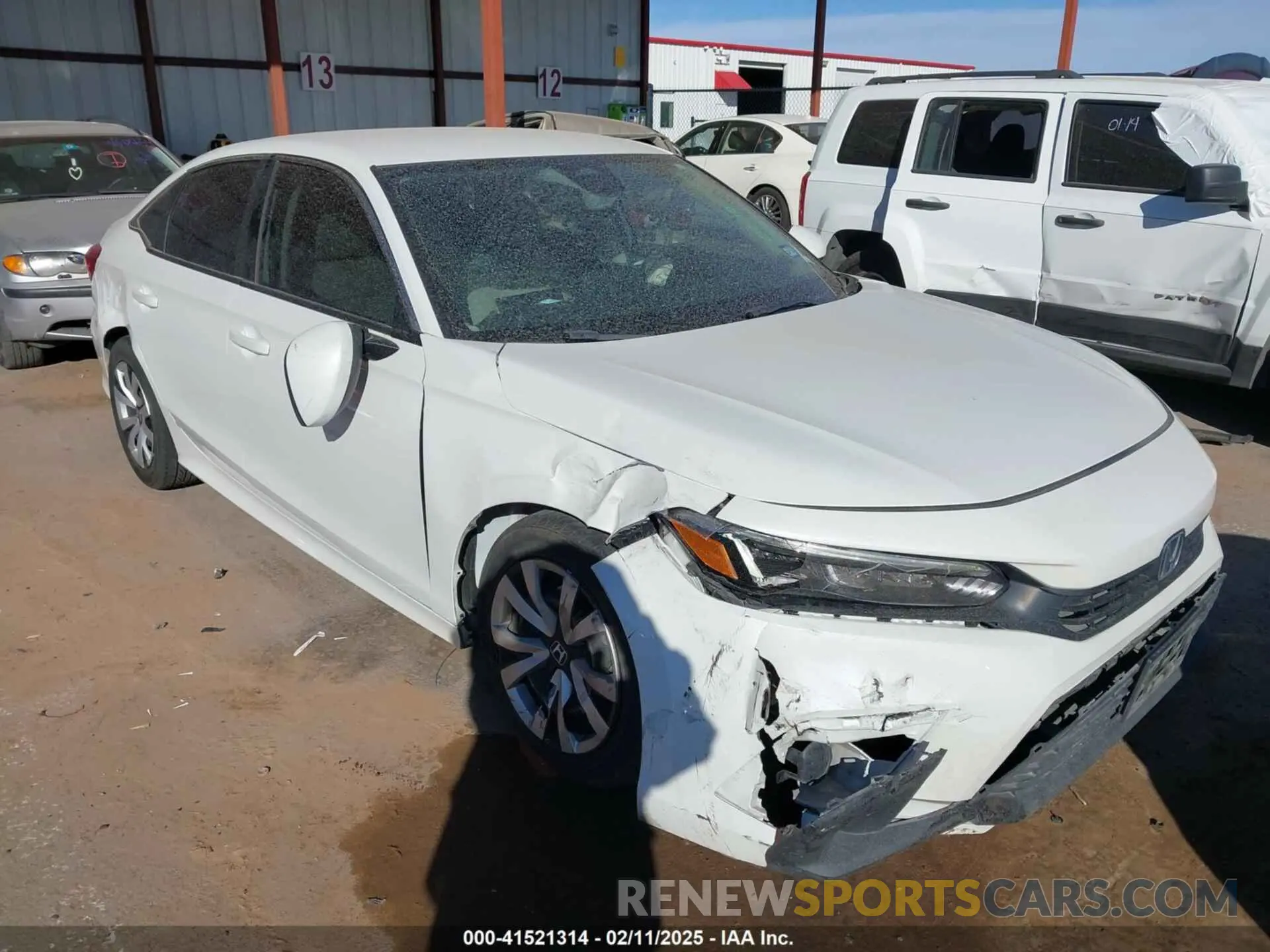 6 Photograph of a damaged car 2HGFE2F28NH520578 HONDA CIVIC 2022