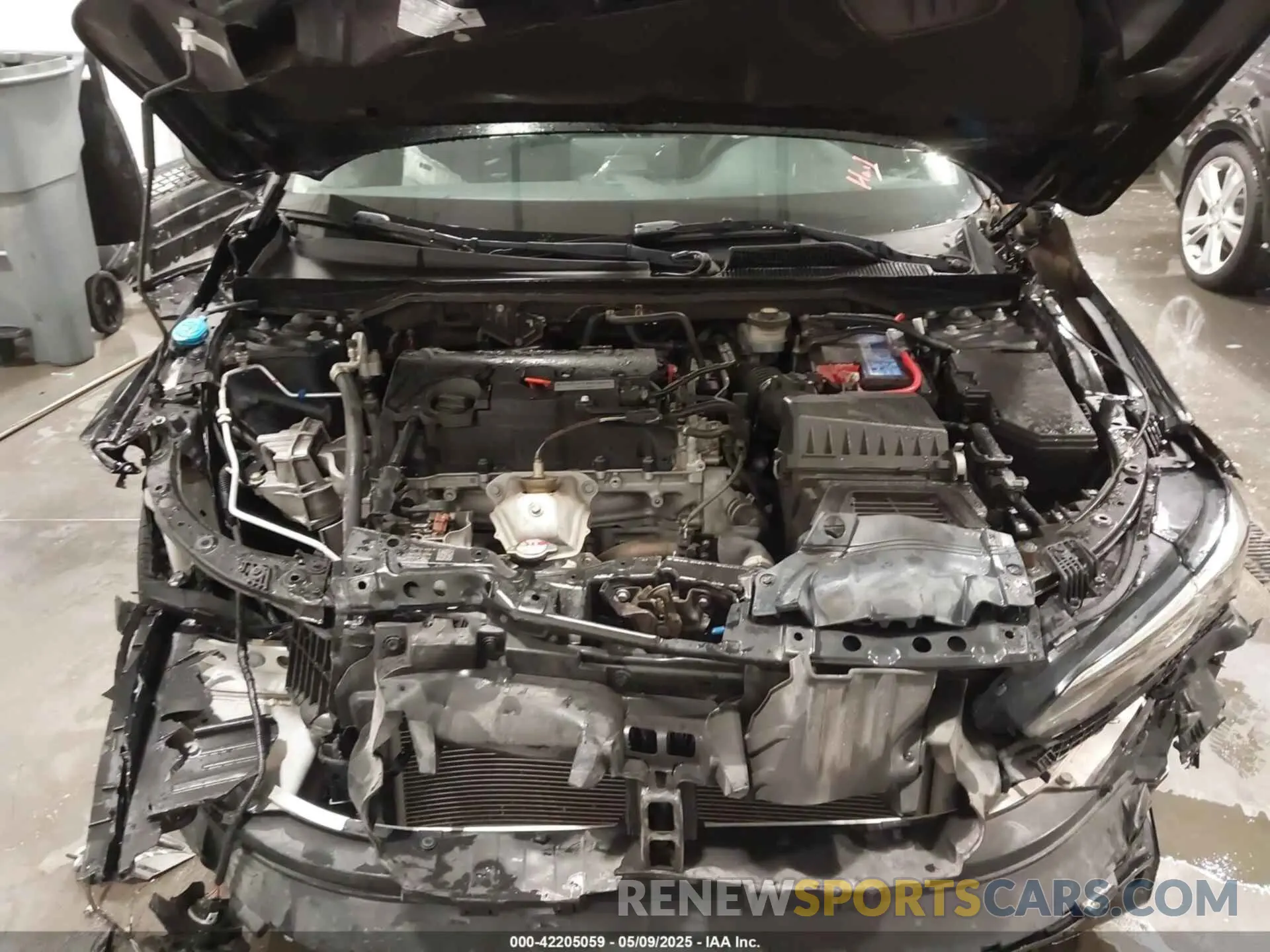 10 Photograph of a damaged car 2HGFE2F28NH532455 HONDA CIVIC 2022