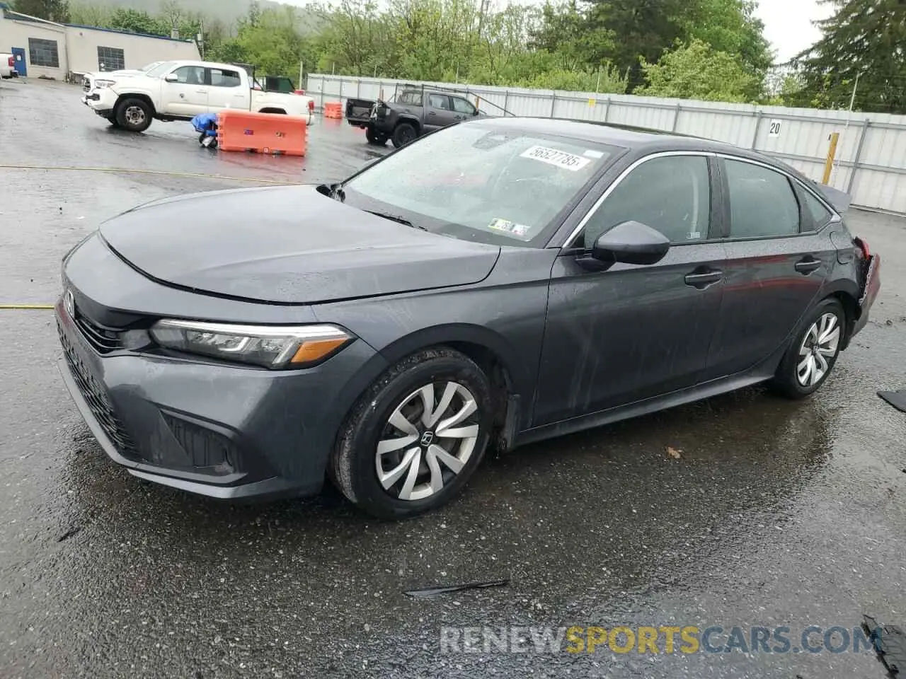1 Photograph of a damaged car 2HGFE2F28NH584362 HONDA CIVIC 2022